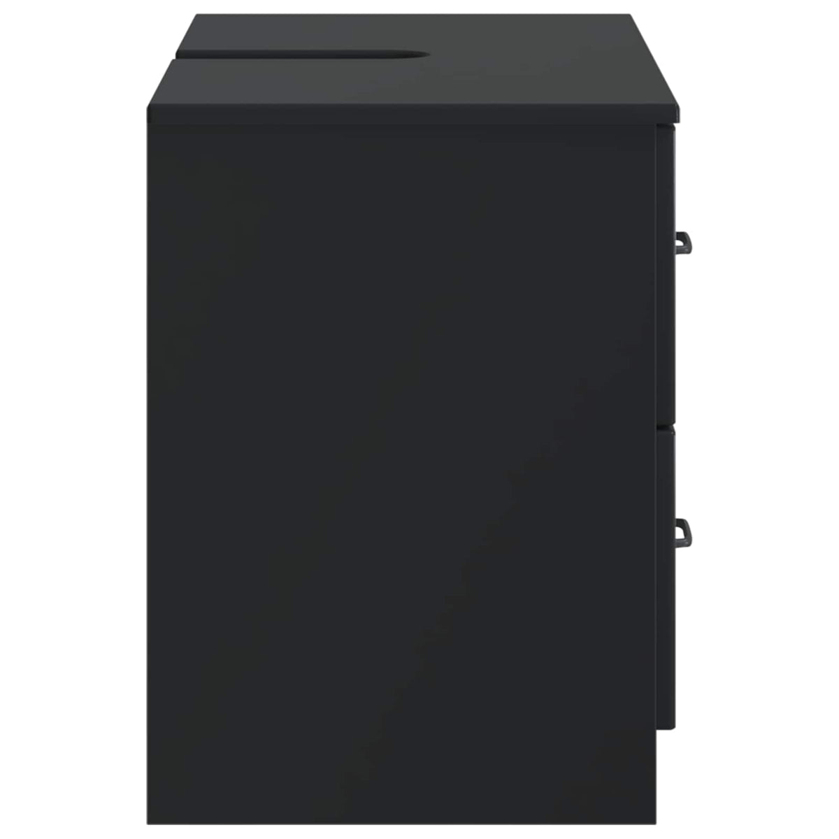 Waschbeckenschrank UTRECHT Schwarz 82 x 41 x 56 cm