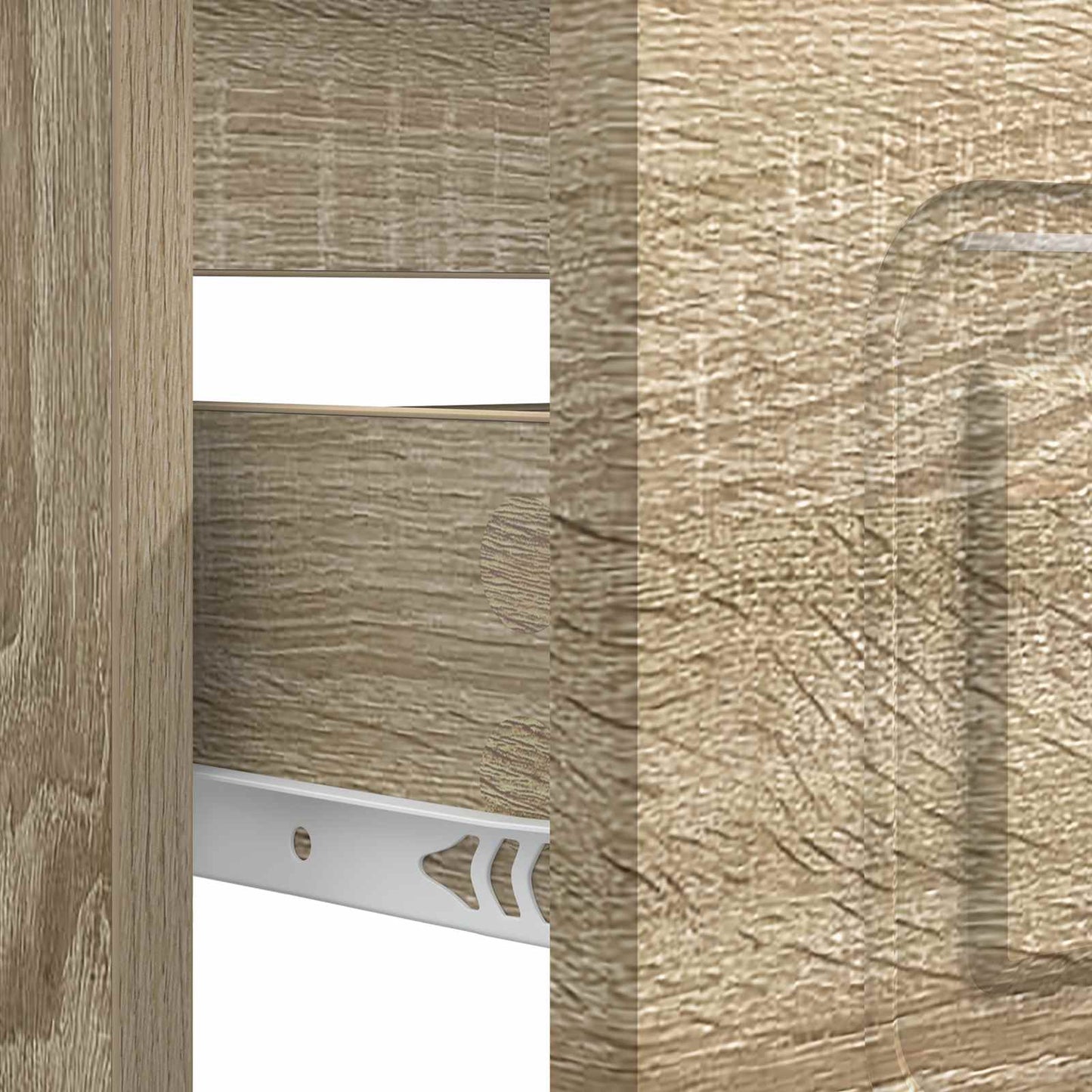 Waschbeckenschrank UTRECHT Sonoma-Eiche 82 x 41 x 56 cm