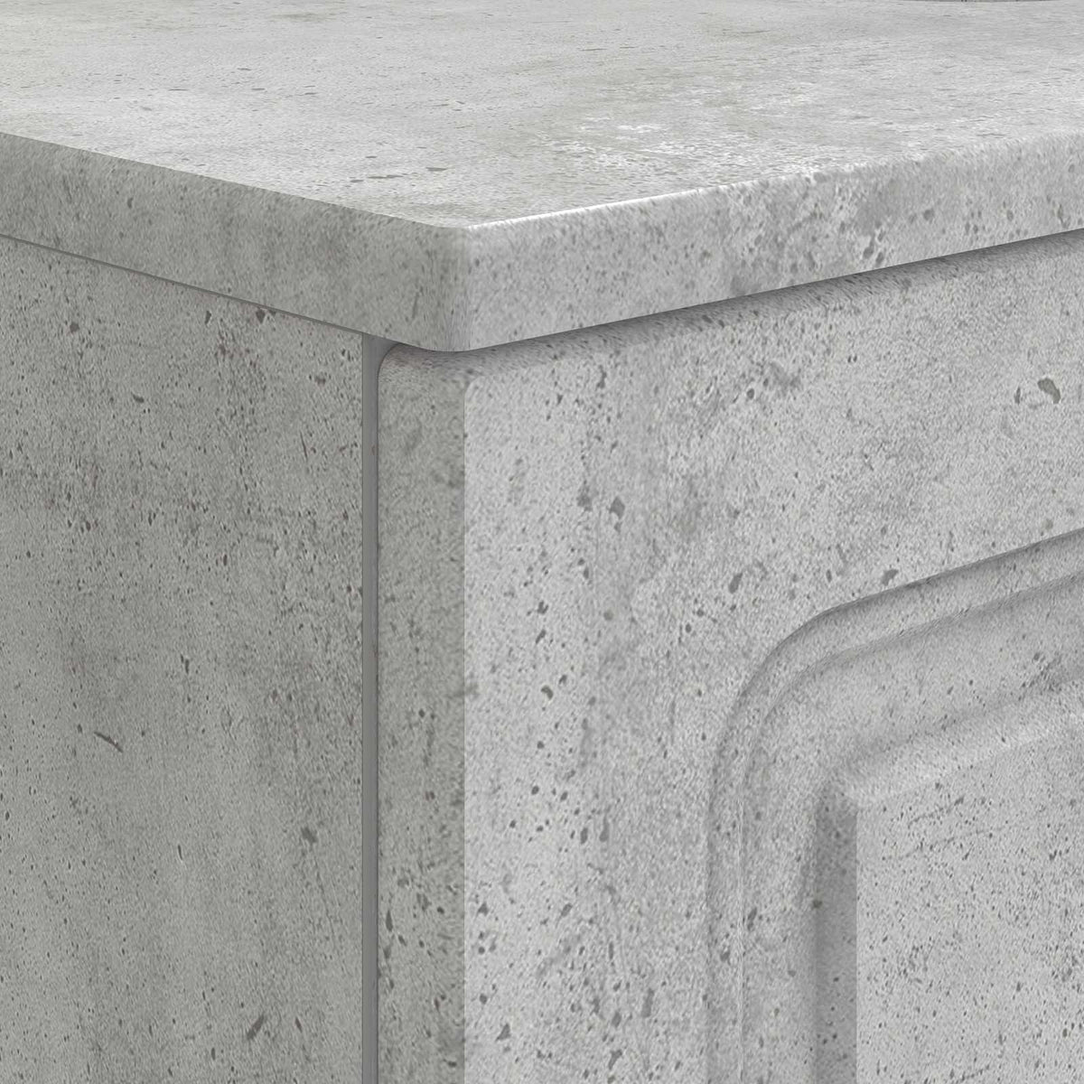 Waschbeckenschrank UTRECHT Betongrau 82 x 41 x 56 cm