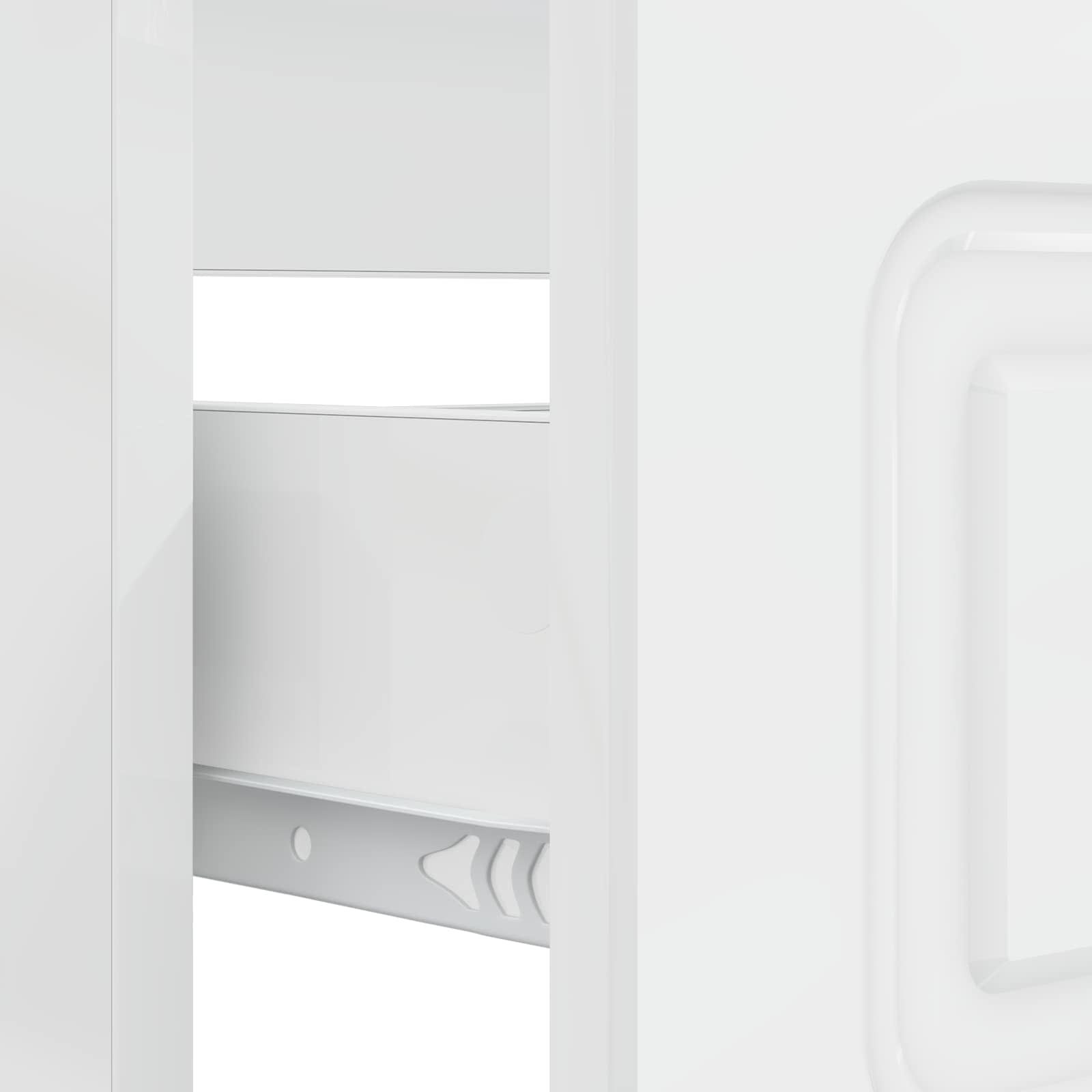 Waschbeckenschrank UTRECHT Hochglanz Weiß 82 x 41 x 56 cm