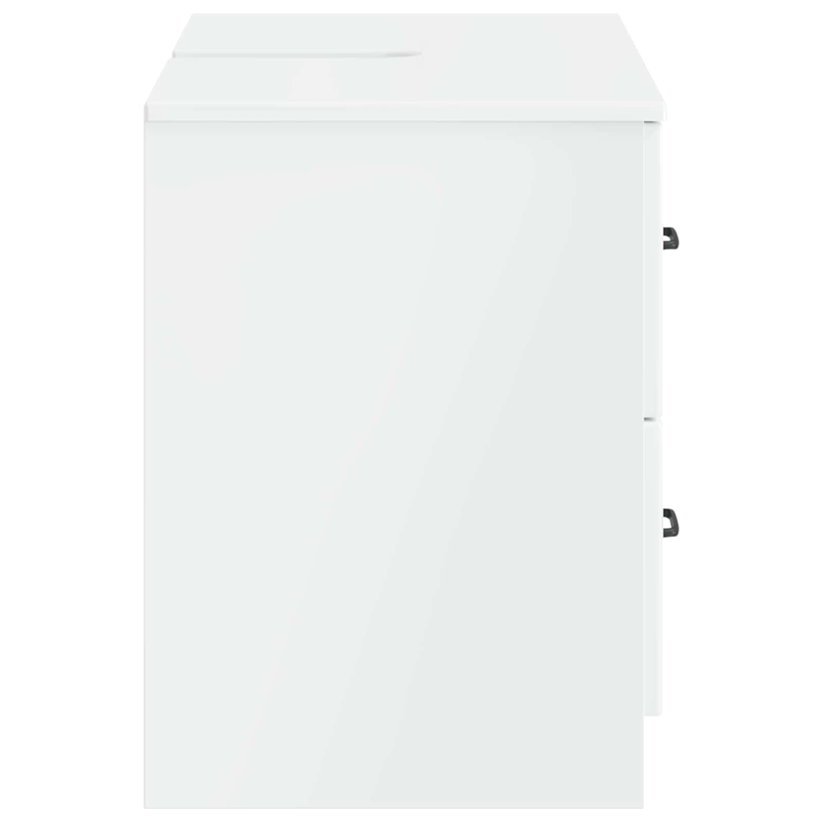 Waschbeckenschrank UTRECHT Hochglanz Weiß 82 x 41 x 56 cm