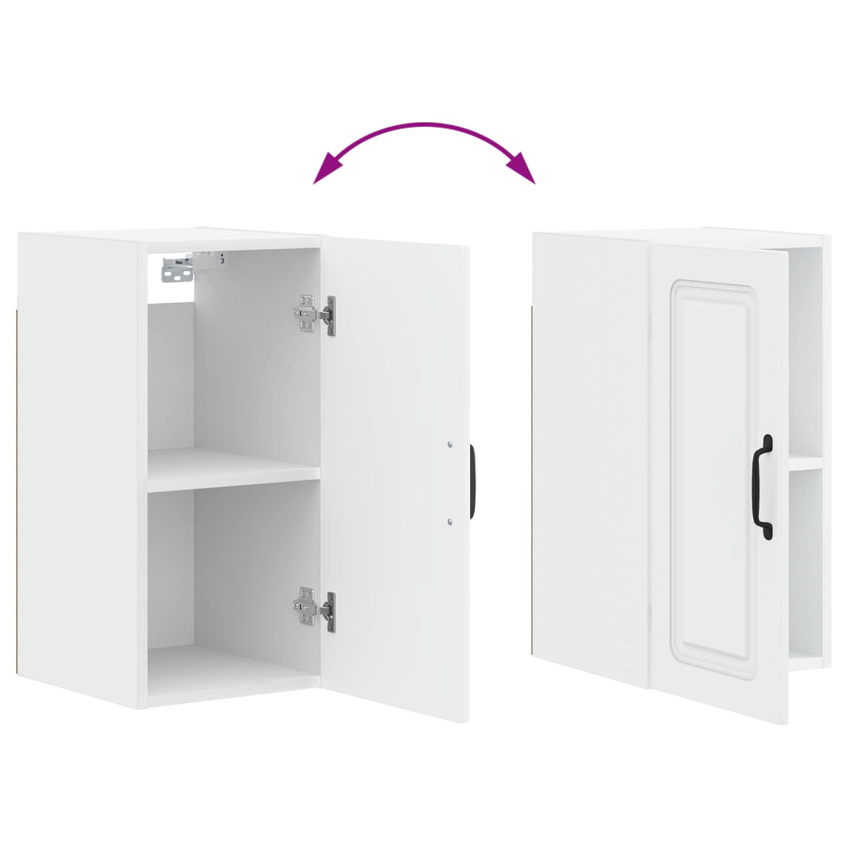 Badezimmer-Wandschrank UTRECHT Weiß 30 x 31 x 59 cm