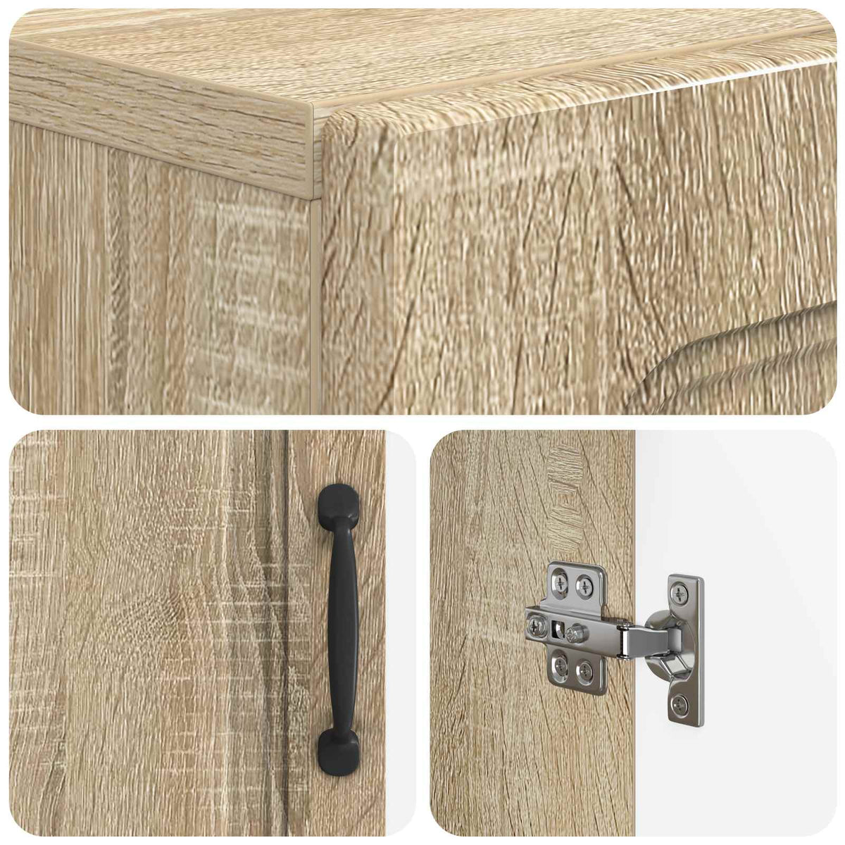 Badezimmer-Wandschrank UTRECHT Sonoma-Eiche 30 x 31 x 59 cm