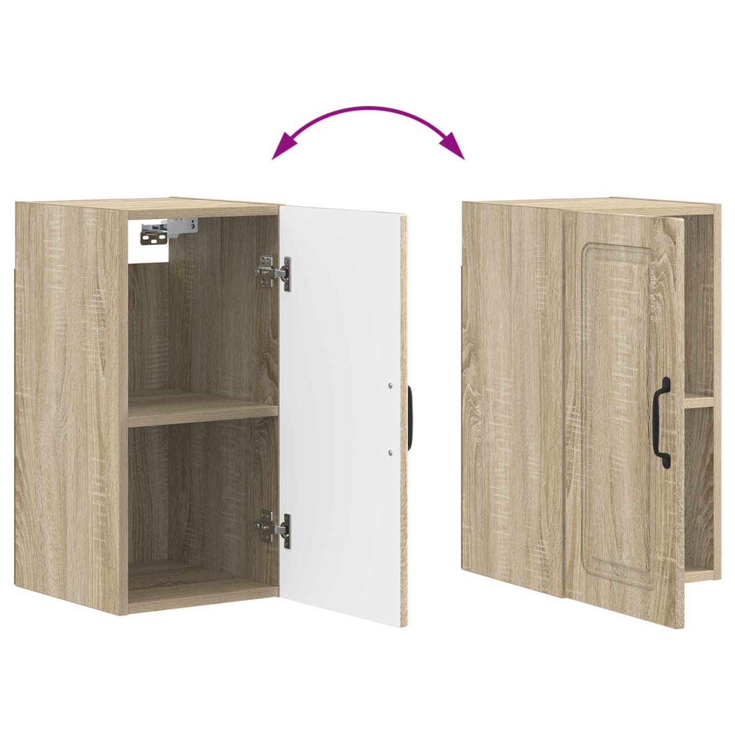 Badezimmer-Wandschrank UTRECHT Sonoma-Eiche 30 x 31 x 59 cm