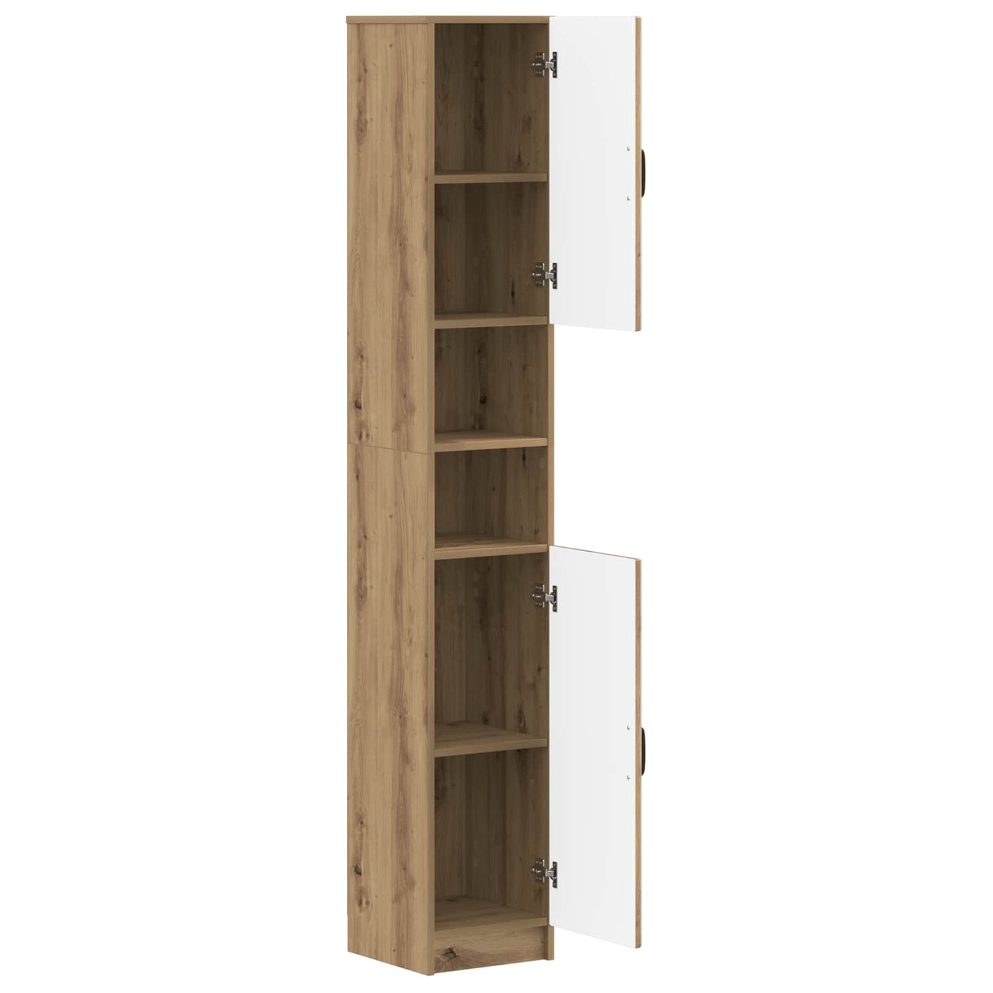Badezimmerschrank mit offenem Regal UTRECHT Artisan-Eiche