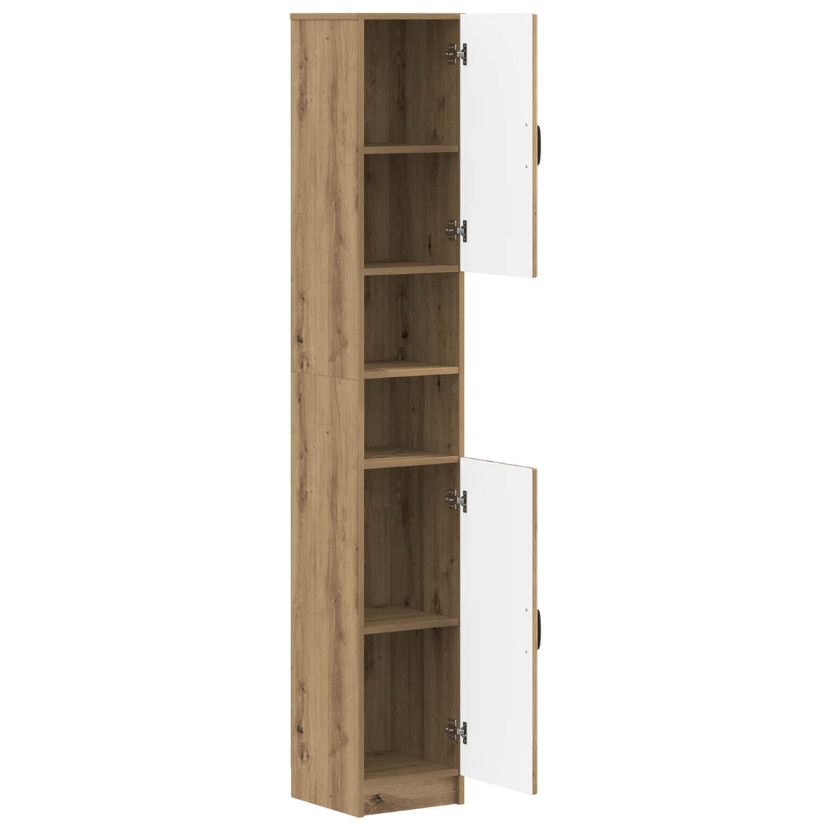 Badezimmerschrank mit offenem Regal UTRECHT Artisan-Eiche