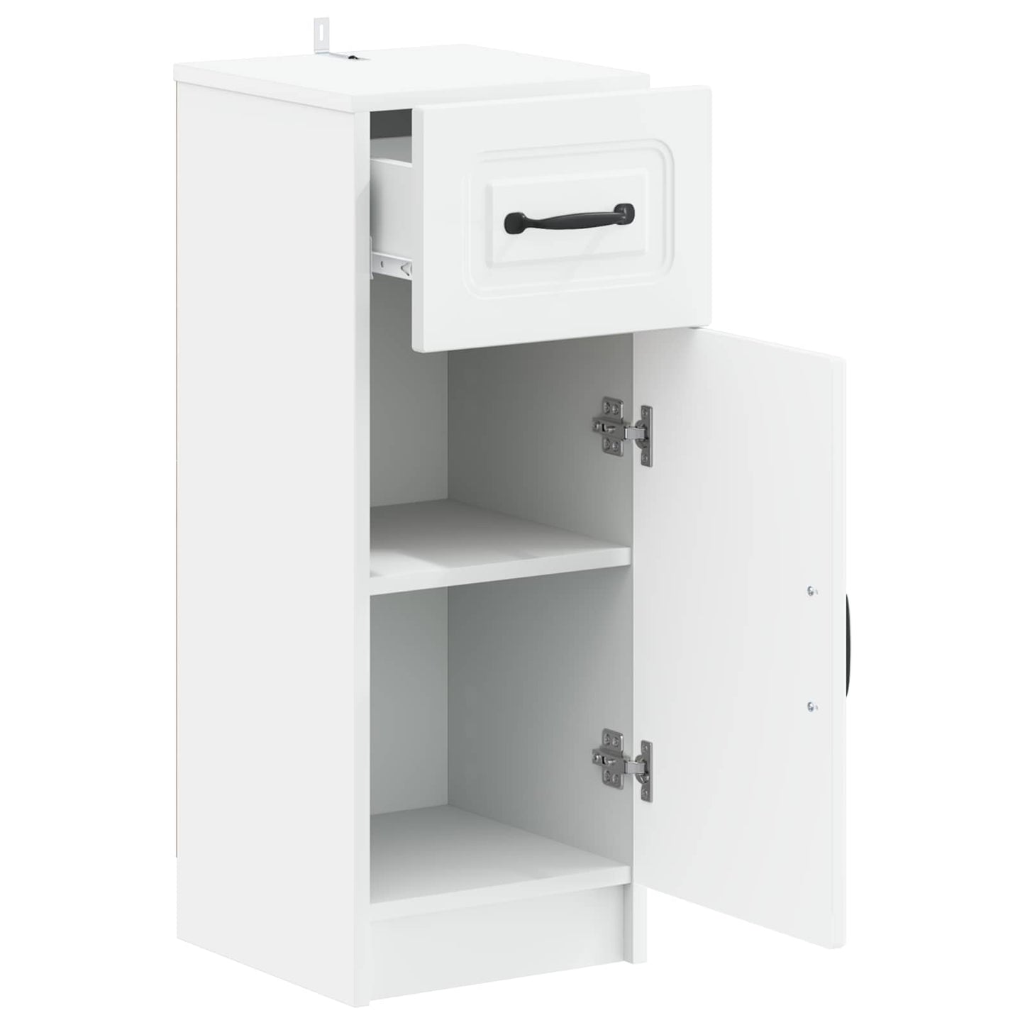 Badezimmer Aufbewahrungsschrank UTRECHT Weiß 30 x 31 x 77 cm