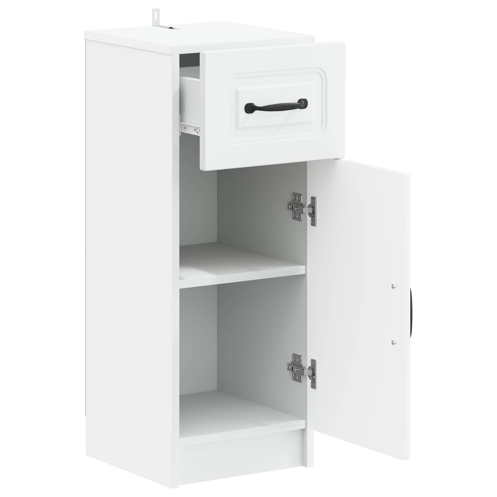 Badezimmer Aufbewahrungsschrank UTRECHT Weiß 30 x 31 x 77 cm