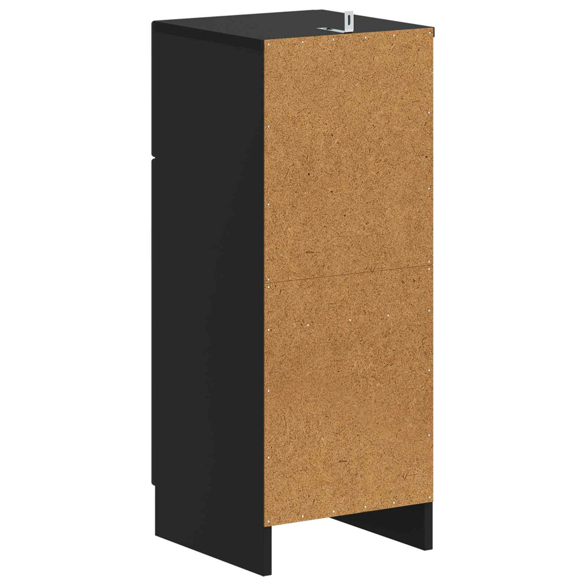 Badezimmer Aufbewahrungsschrank UTRECHT Schwarz 30 x 31 x 77 cm