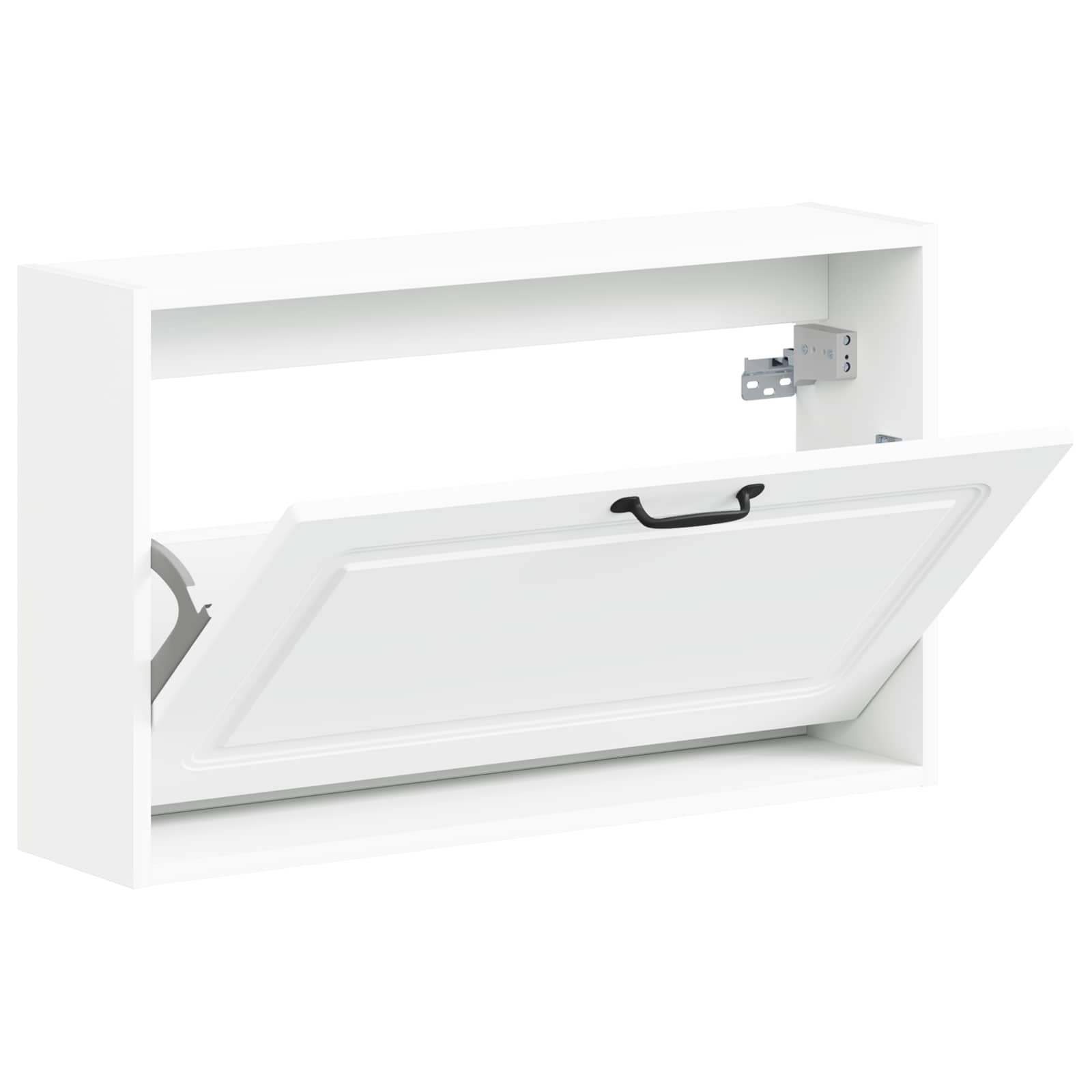Wandmontierter Schuhschrank UTRECHT 71 x 17 x 43 cm Weiß