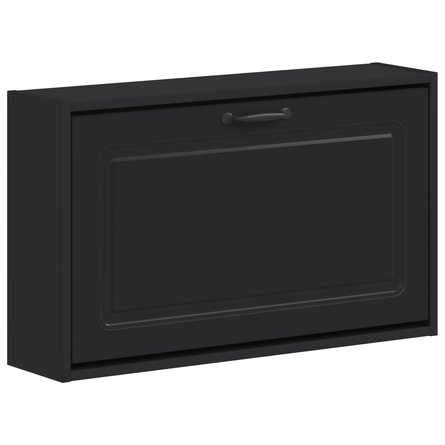 Wandmontierter Schuhschrank UTRECHT 71 x 17 x 43 cm Schwarz