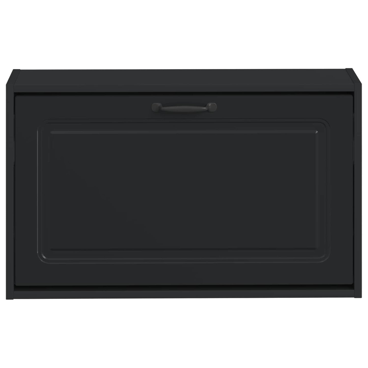 Wandmontierter Schuhschrank UTRECHT 71 x 17 x 43 cm Schwarz