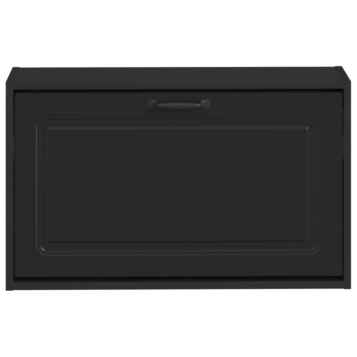 Wandmontierter Schuhschrank UTRECHT 71 x 17 x 43 cm Schwarz