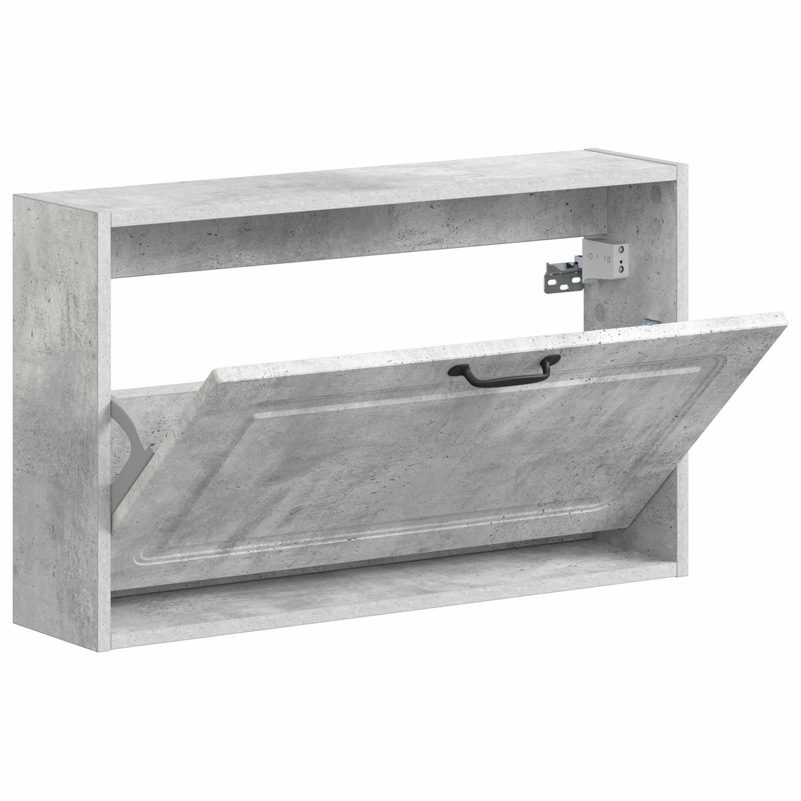 Wandmontierter Schuhschrank UTRECHT 71 x 17 x 43 cm Betongrau