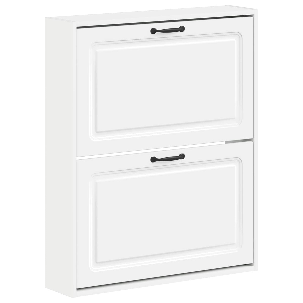 Wandmontierter Schuhschrank UTRECHT 71 x 17 x 86 cm Weiß