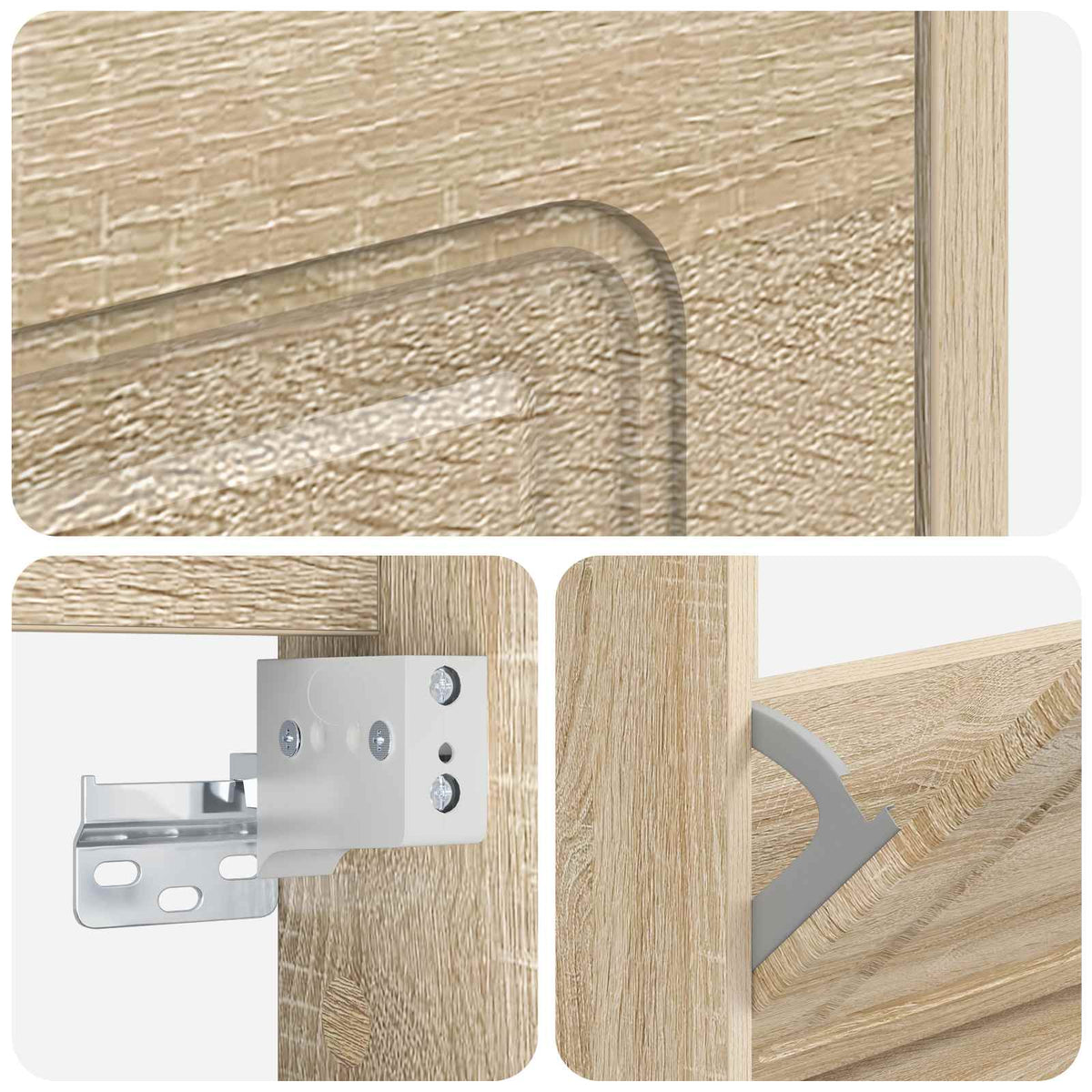 Wandmontierter Schuhschrank UTRECHT 71 x 17 x 86 cm