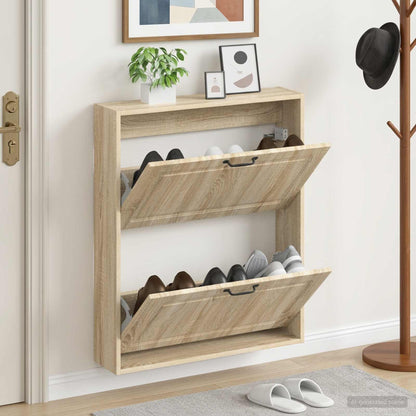 Wandmontierter Schuhschrank UTRECHT 71 x 17 x 86 cm