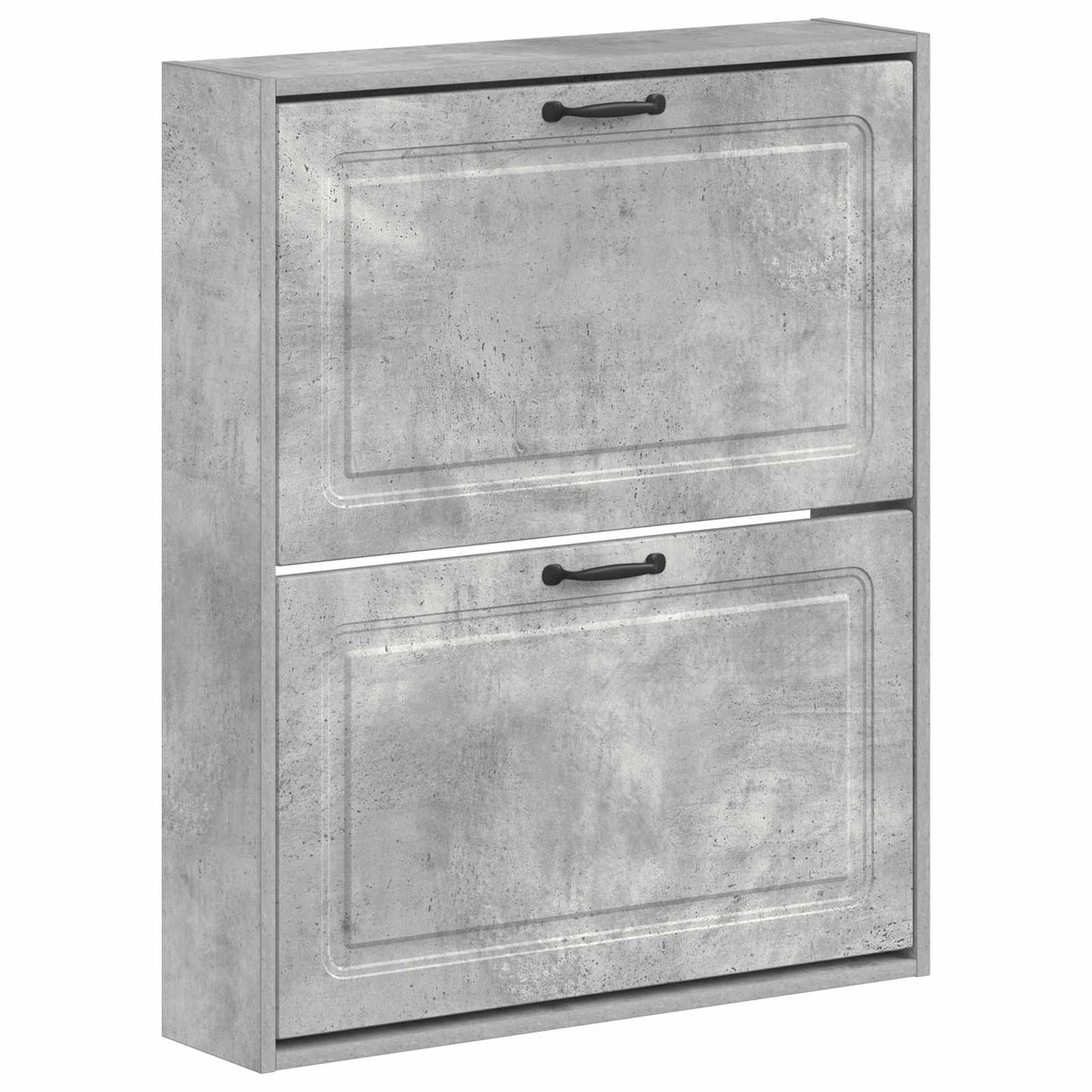 Wandmontierter Schuhschrank UTRECHT 71 x 17 x 86 cm Betongrau