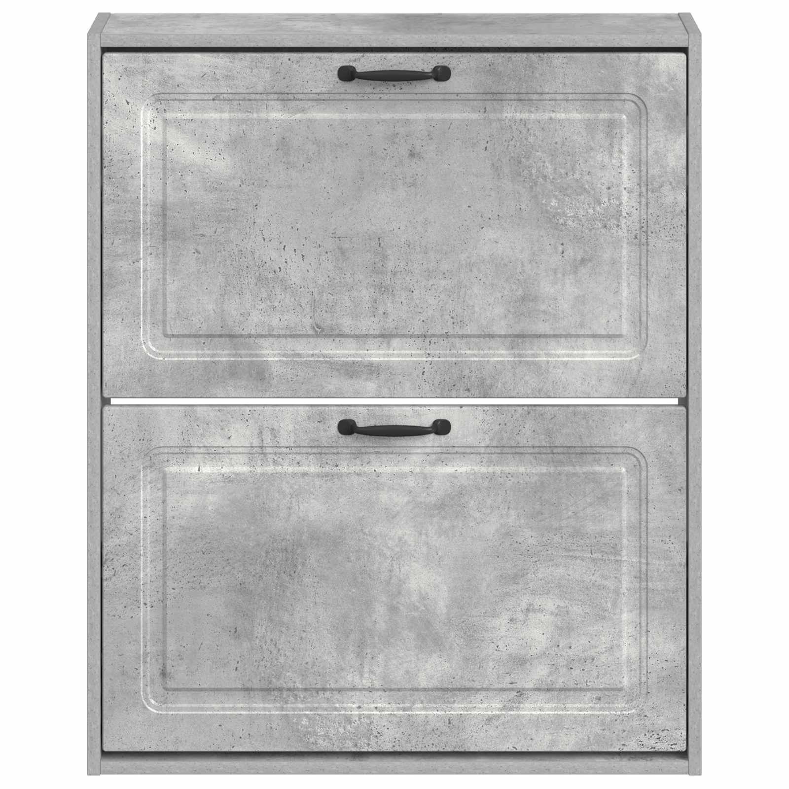 Wandmontierter Schuhschrank UTRECHT 71 x 17 x 86 cm Betongrau
