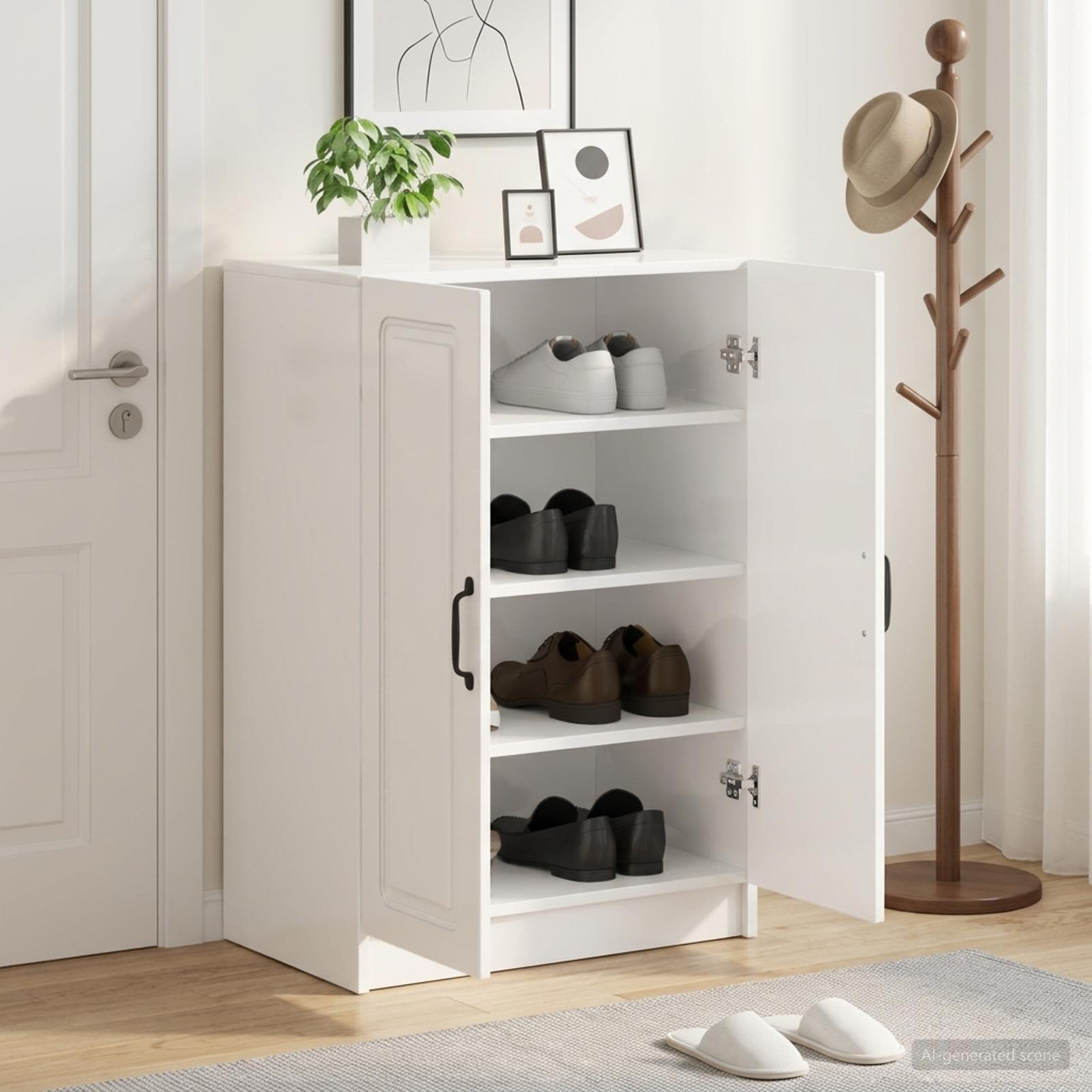 Schuhschrank UTRECHT 59,5 x 39,5 x 87 cm Holzwerkstoff