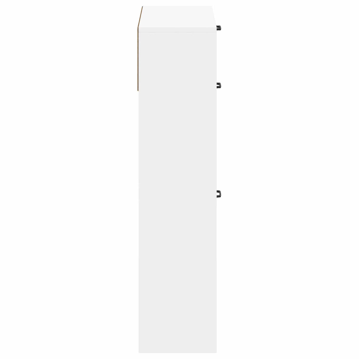 Schuhschrank UTRECHT 78 x 24 x 100 cm Holzwerkstoff Weiß
