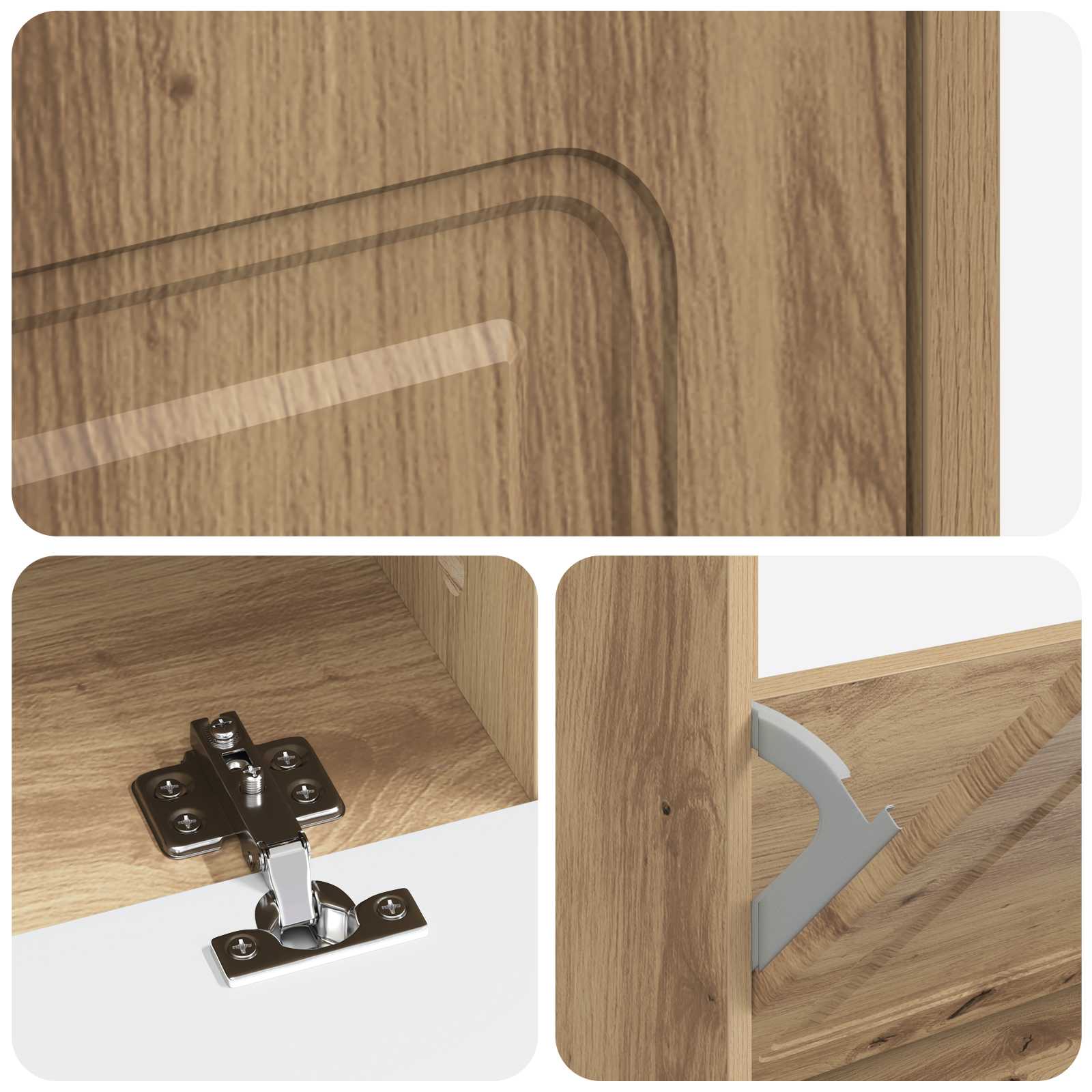 Schuhschrank UTRECHT 78 x 24 x 100 cm Holzwerkstoff