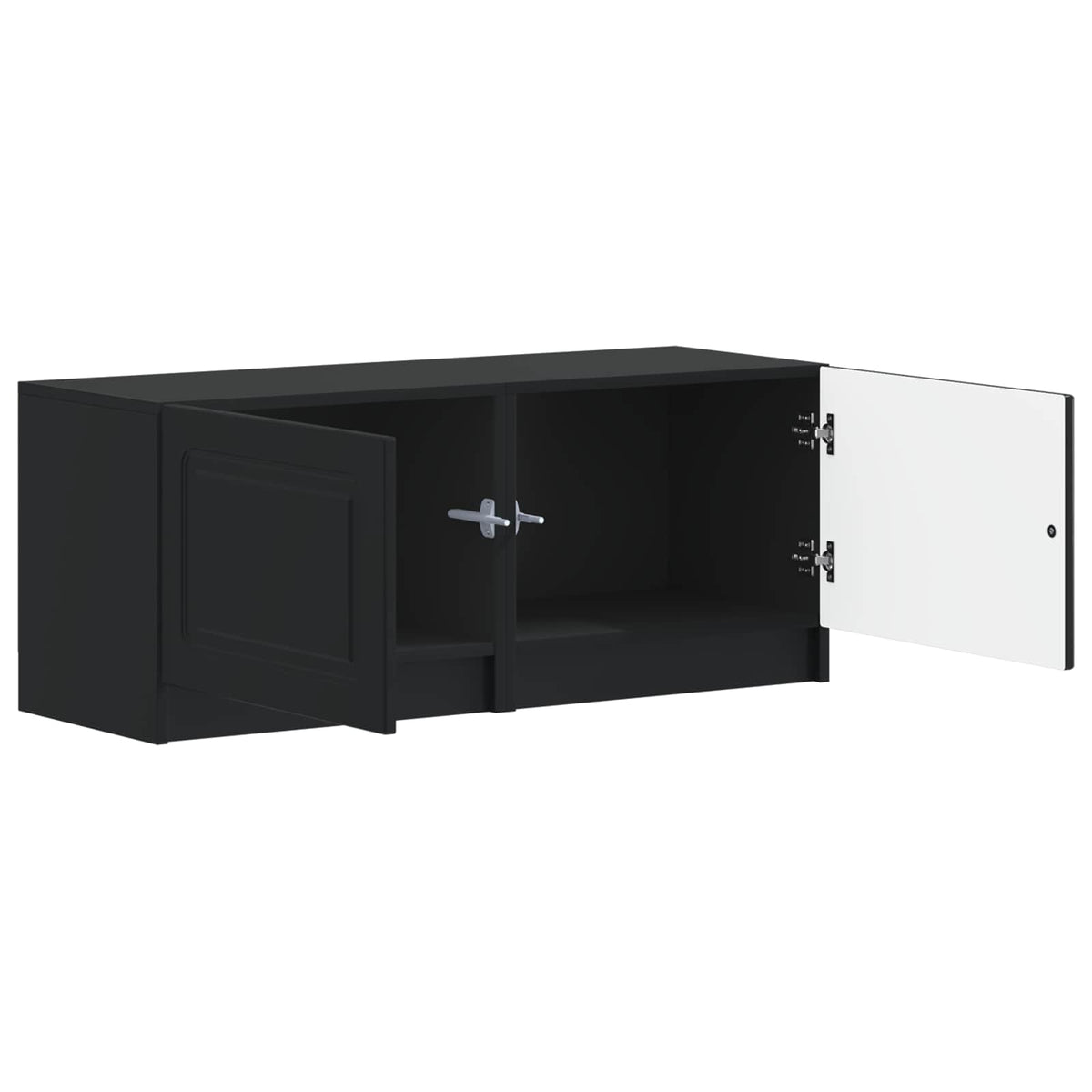 TV-Schrank Schwarz Holzwerkstoff