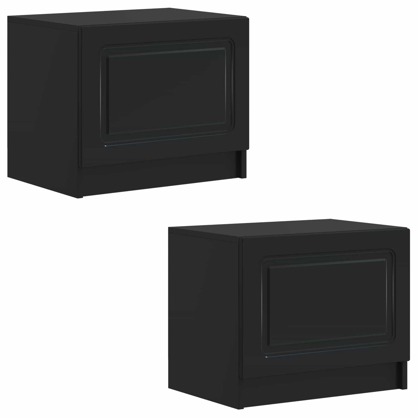 TV-Schrank Schwarz Holzwerkstoff