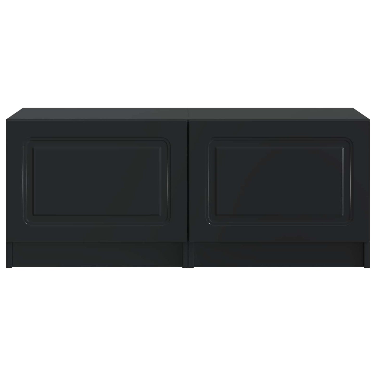 TV-Schrank Schwarz Holzwerkstoff