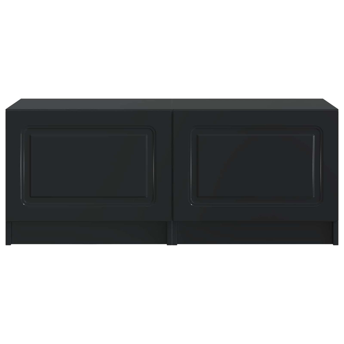 TV-Schrank Schwarz Holzwerkstoff