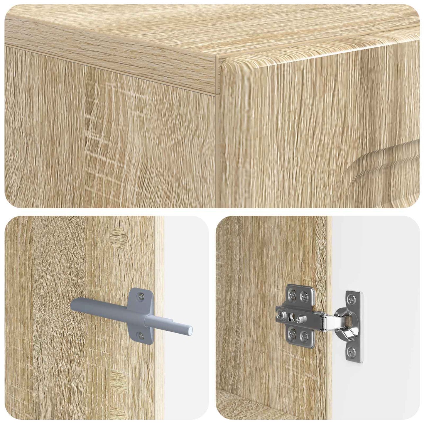 TV-Schrank Sonoma-Eiche Holzwerkstoff