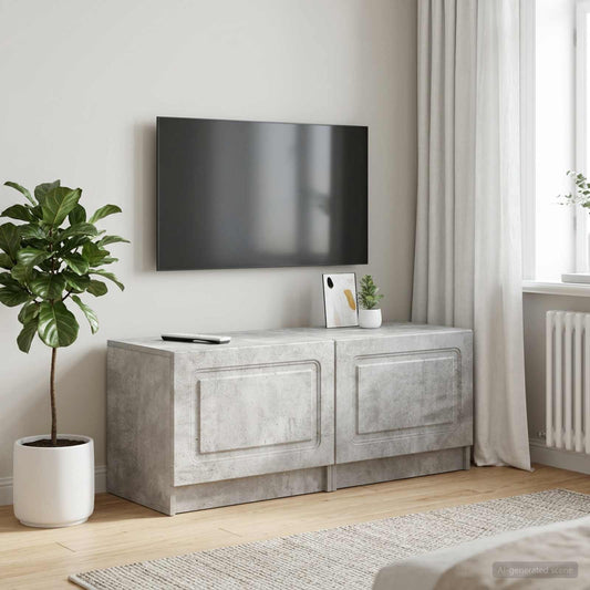 TV-Schrank Betongrau Holzwerkstoff
