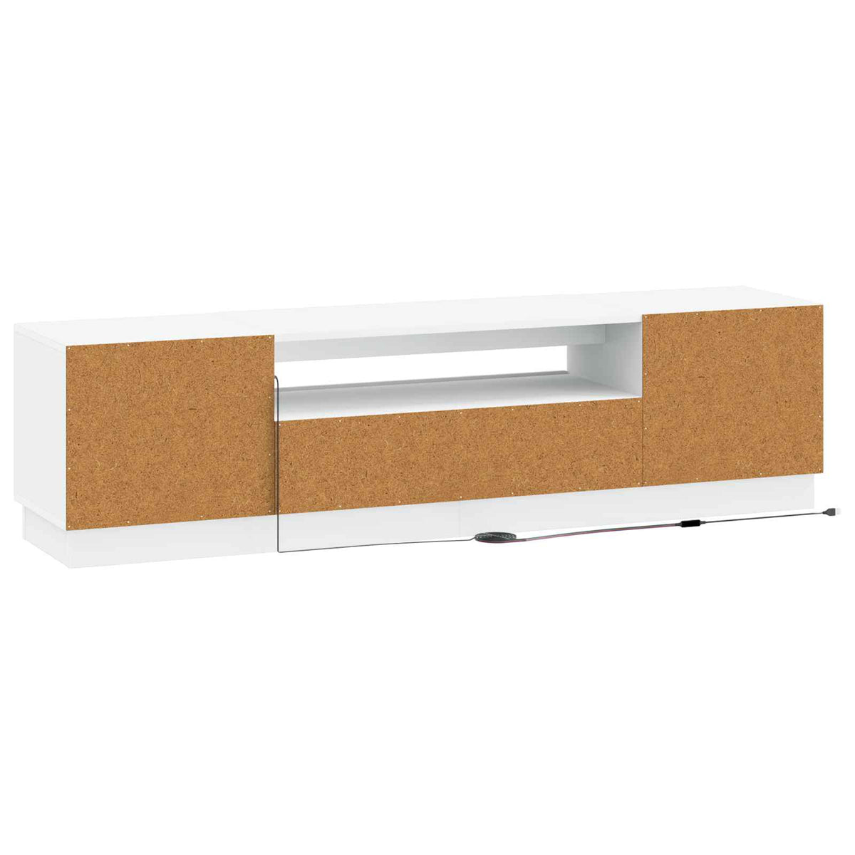 LED-TV-Schrank Weiß Holzwerkstoff