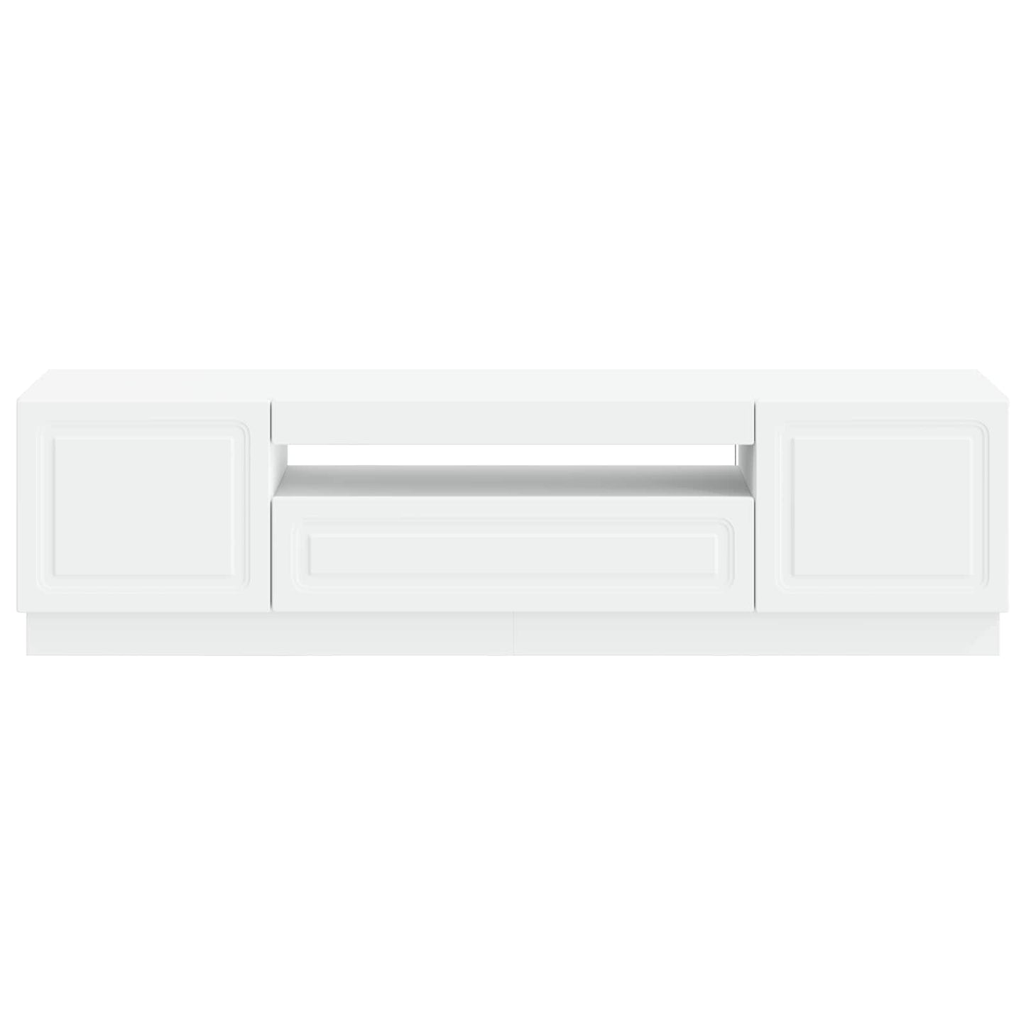 LED-TV-Schrank Weiß Holzwerkstoff