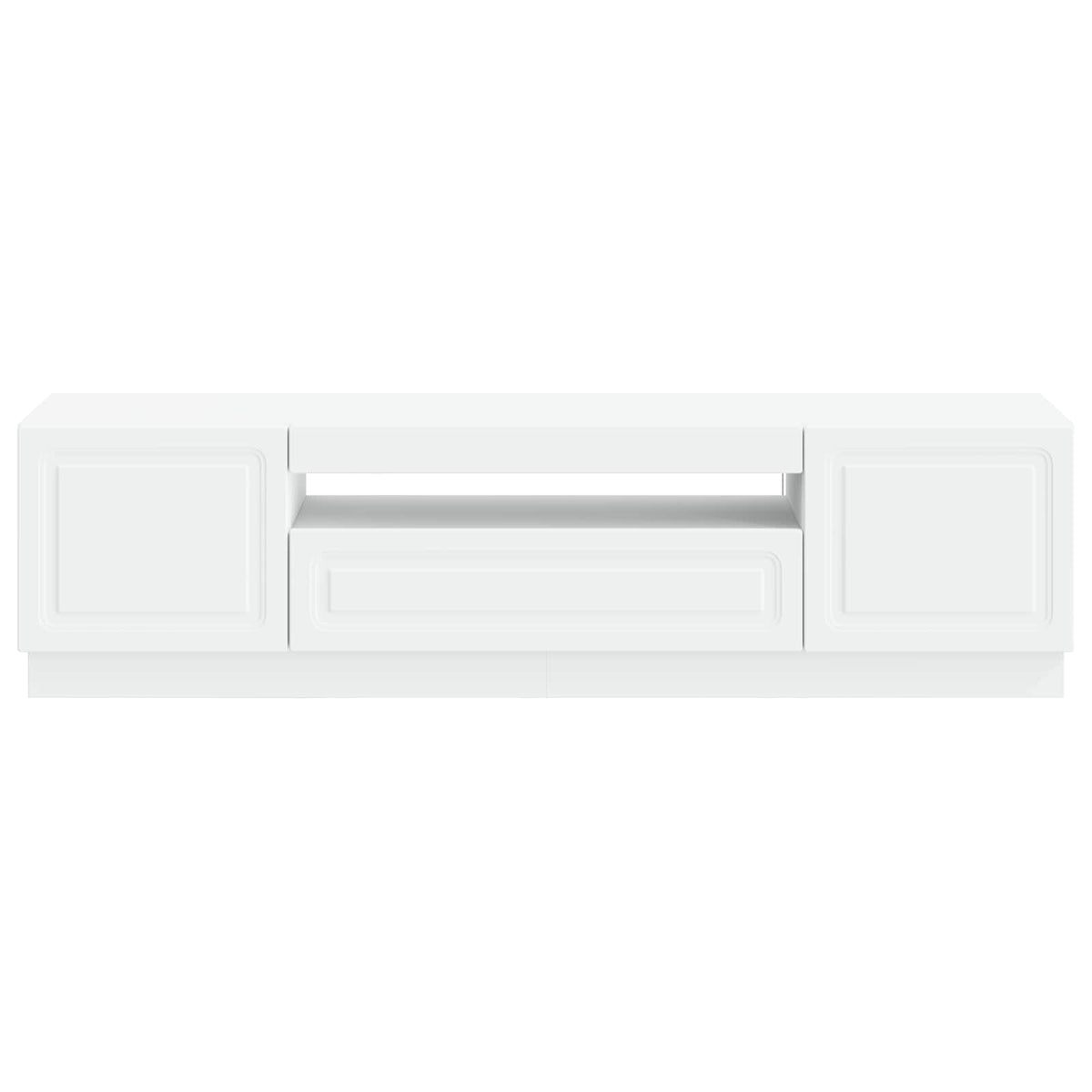 LED-TV-Schrank Weiß Holzwerkstoff