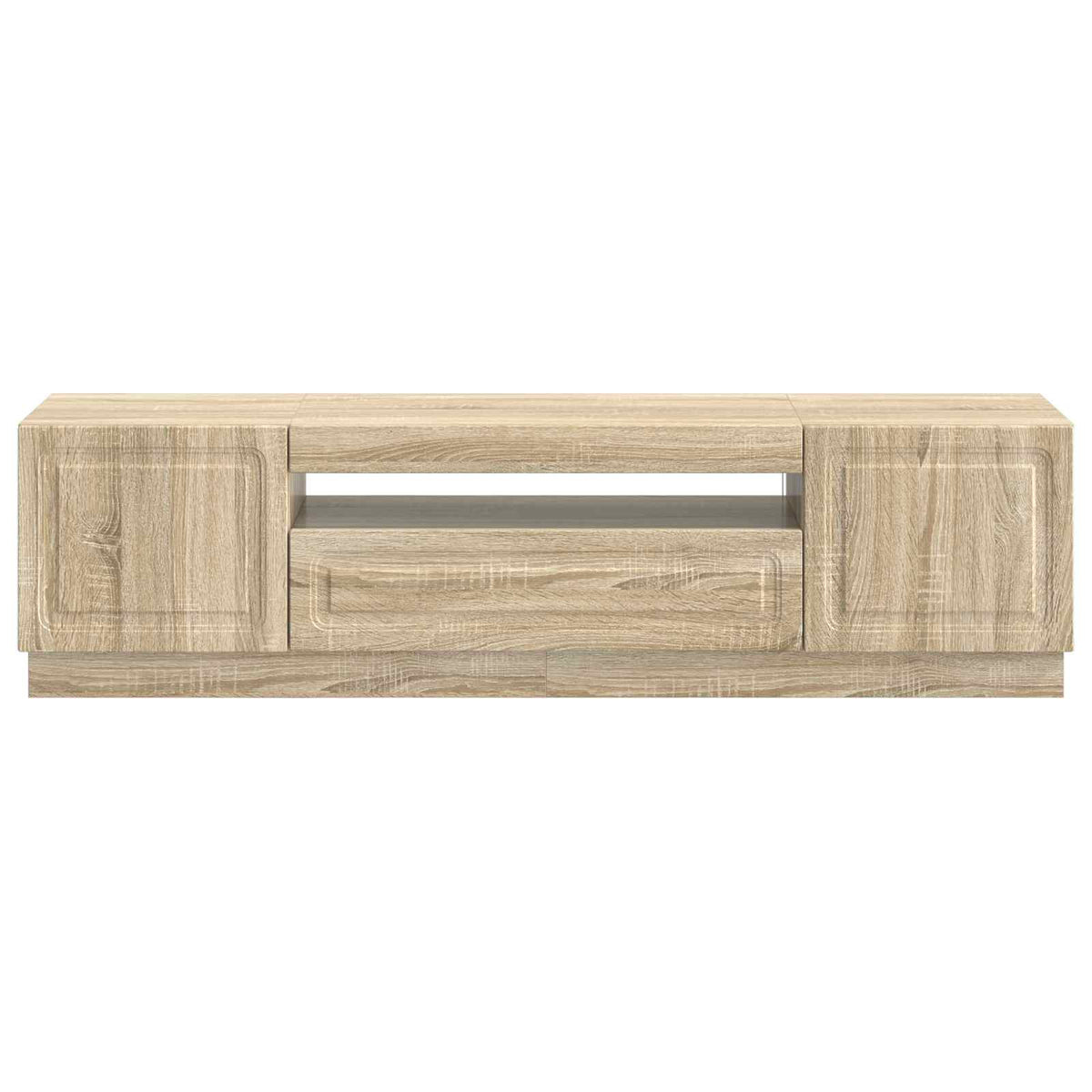 LED-TV-Schrank Sonoma-Eiche Holzwerkstoff