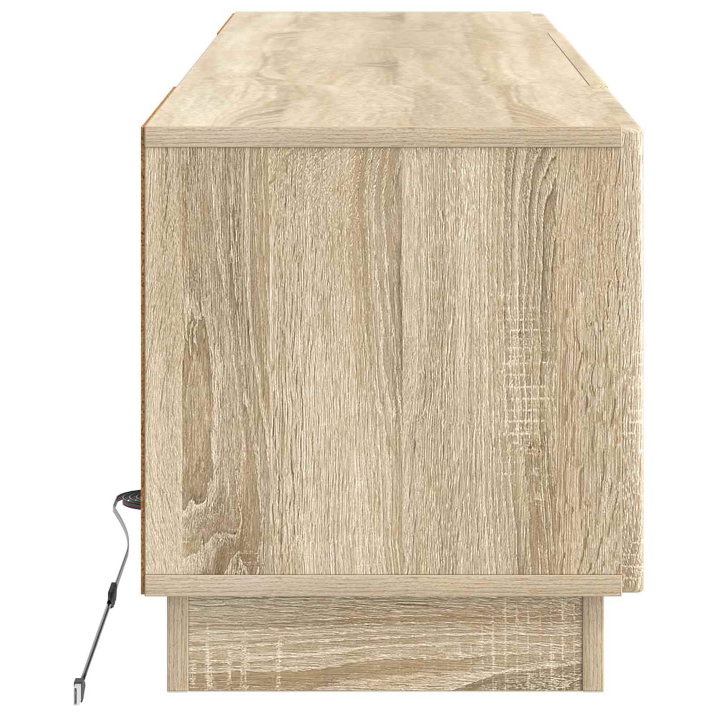 LED-TV-Schrank Sonoma-Eiche Holzwerkstoff
