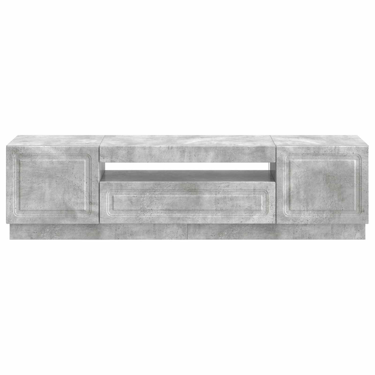 LED-TV-Schrank Betongrau Holzwerkstoff