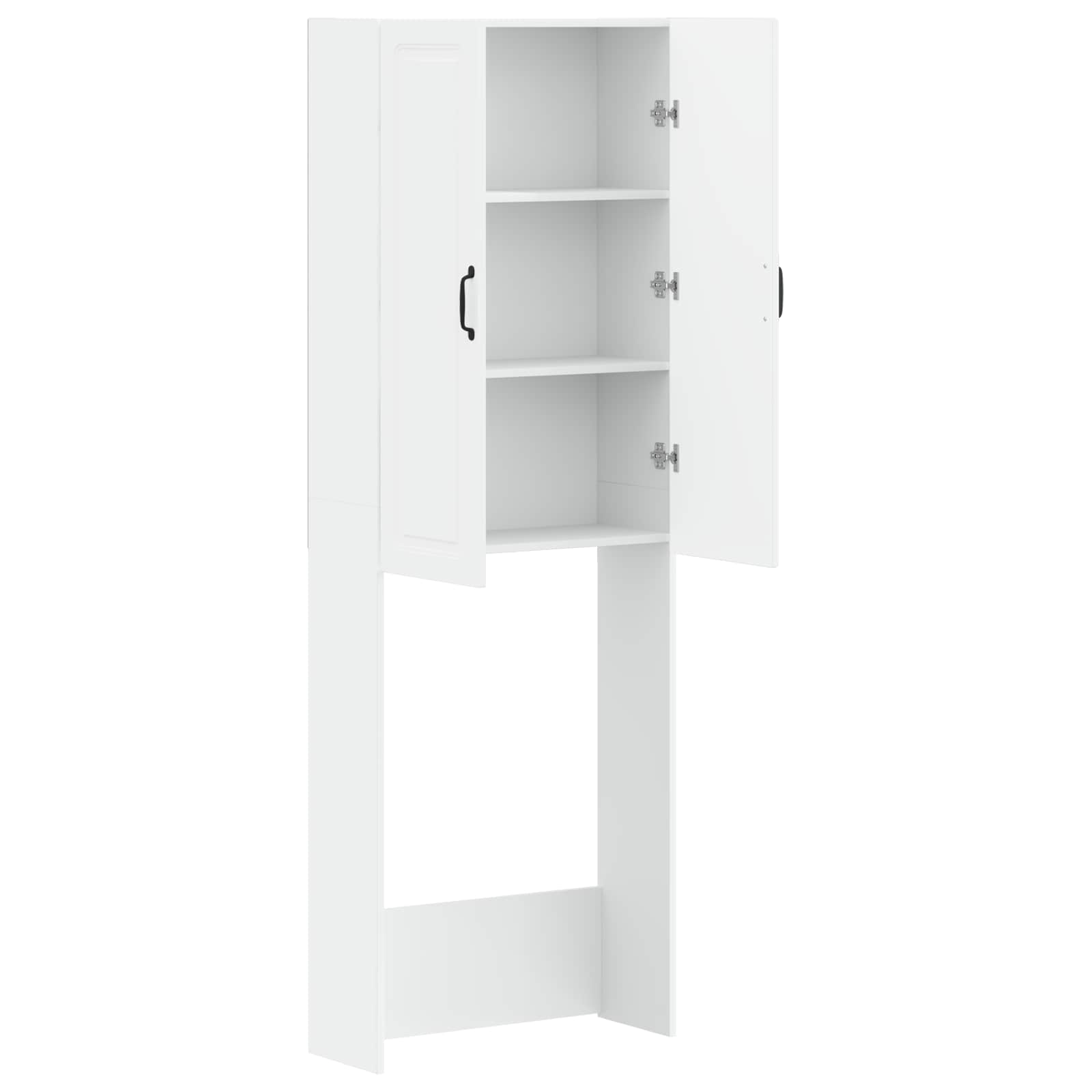 Toilettenschrank UTRECHT Weiß 66 x 25,5 x 190 cm Holzwerkstoff