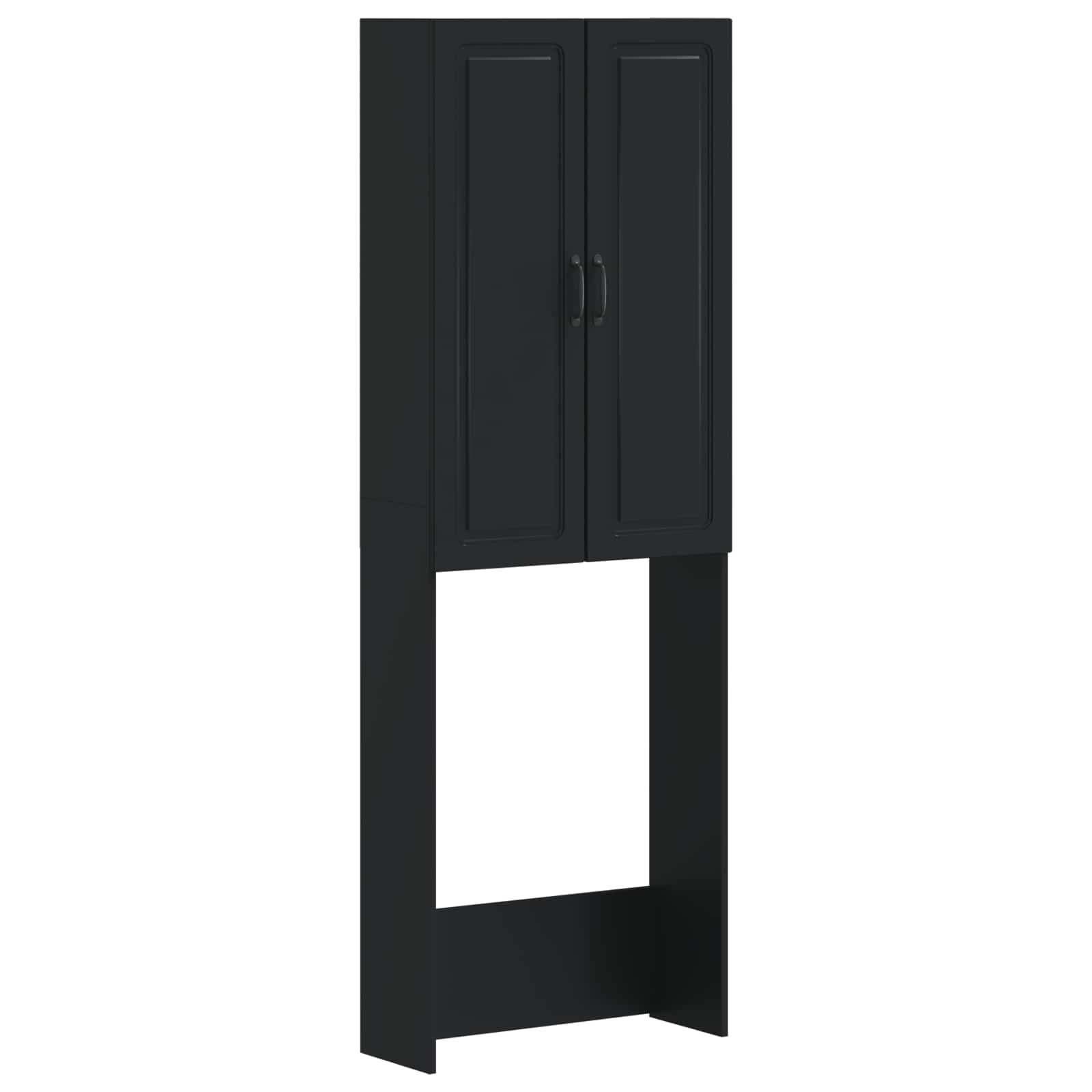 Toilettenschrank UTRECHT Schwarz 66 x 25,5 x 190 cm