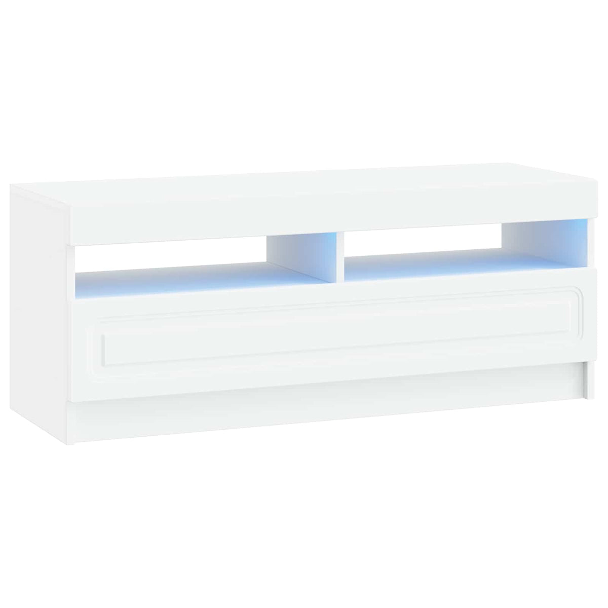 LED-TV-Schrank Weiß Holzwerkstoff