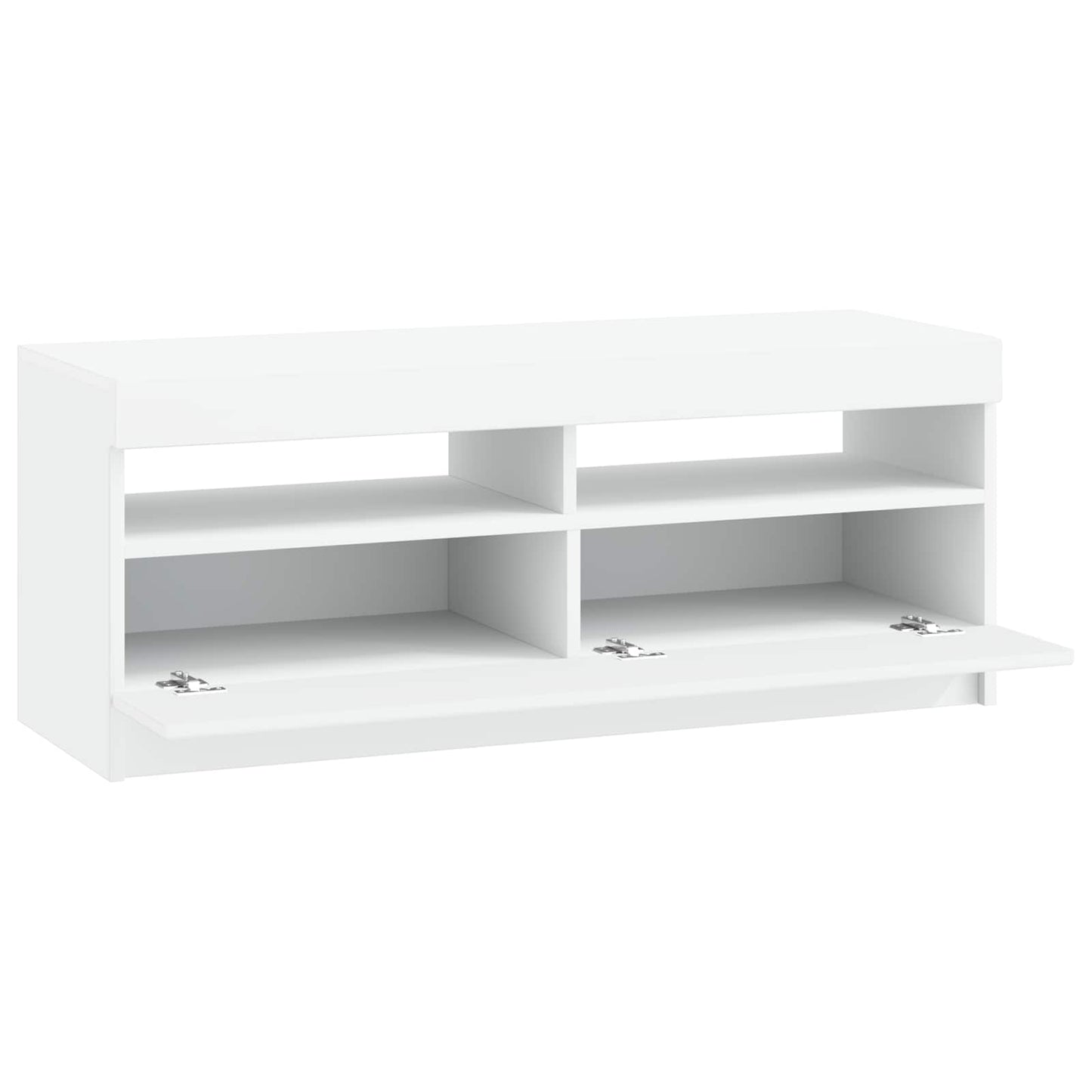 LED-TV-Schrank Weiß Holzwerkstoff