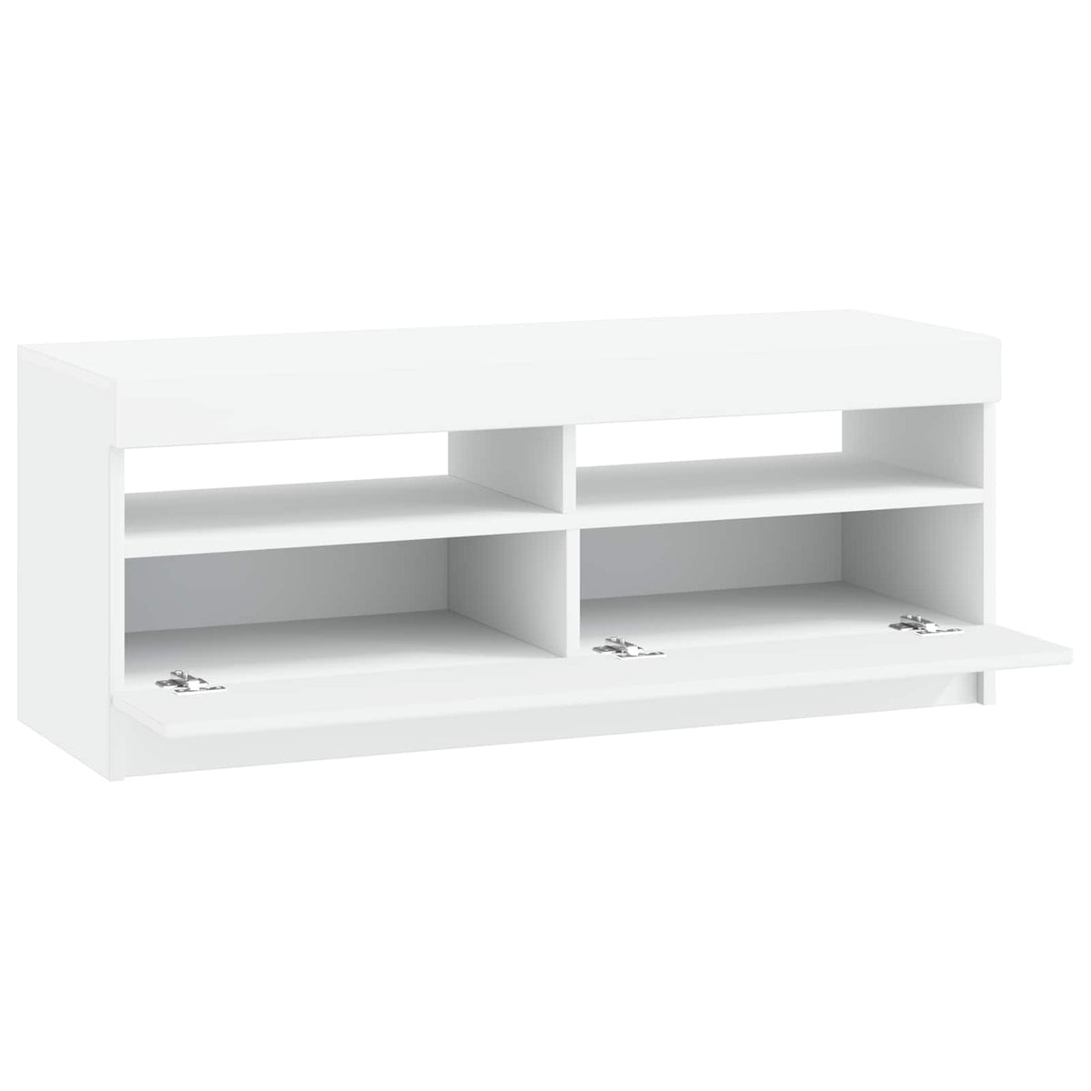 LED-TV-Schrank Weiß Holzwerkstoff