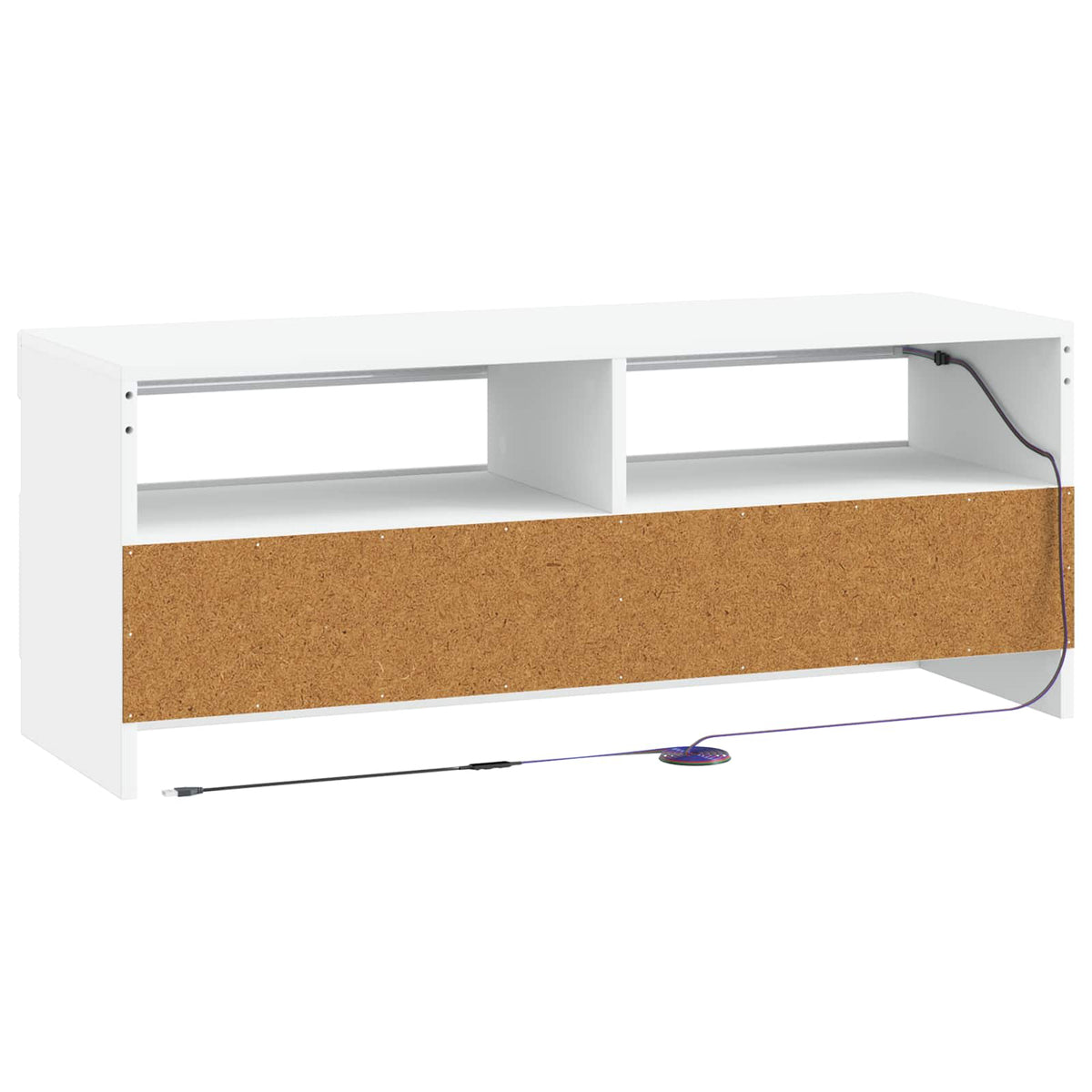 LED-TV-Schrank Weiß Holzwerkstoff