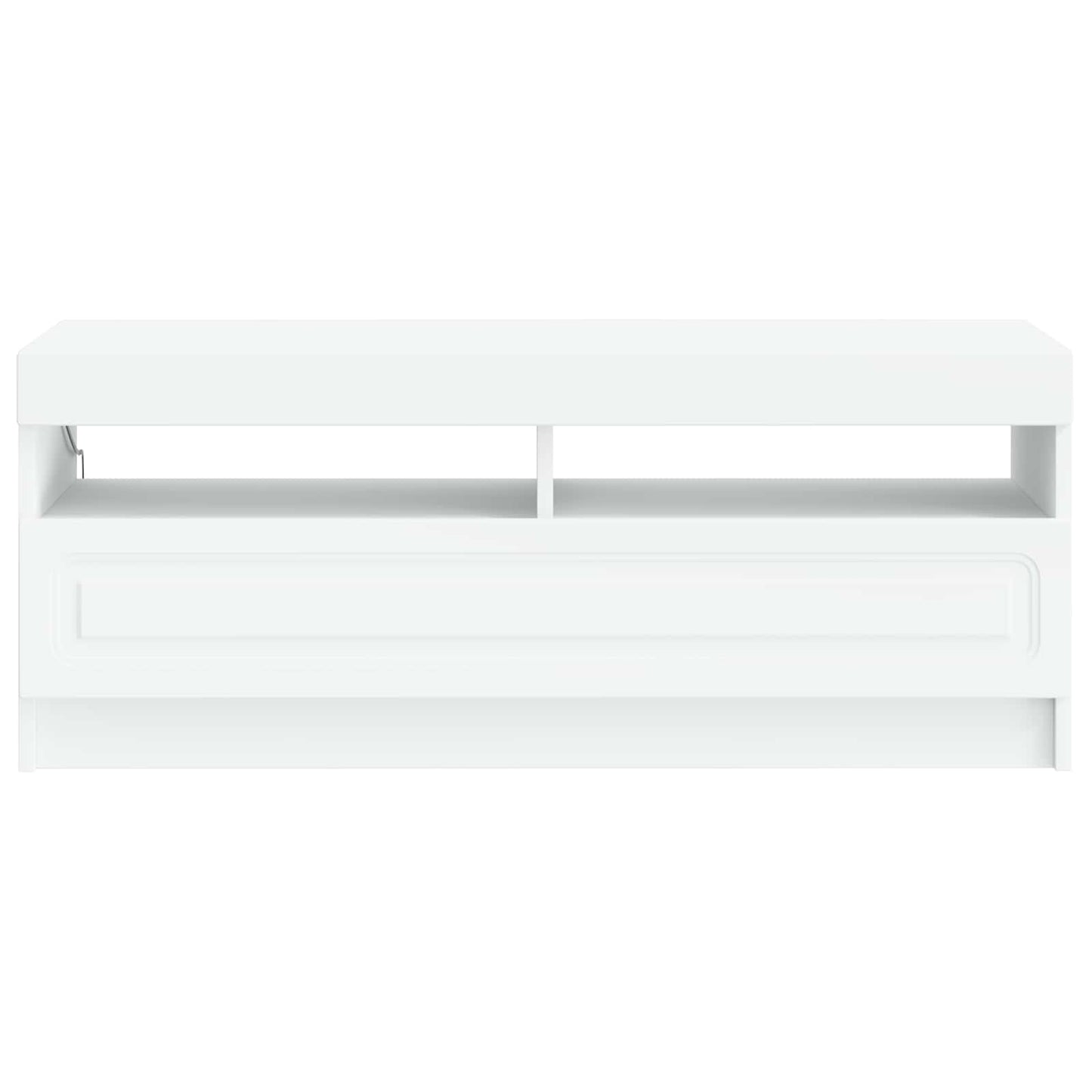 LED-TV-Schrank Weiß Holzwerkstoff