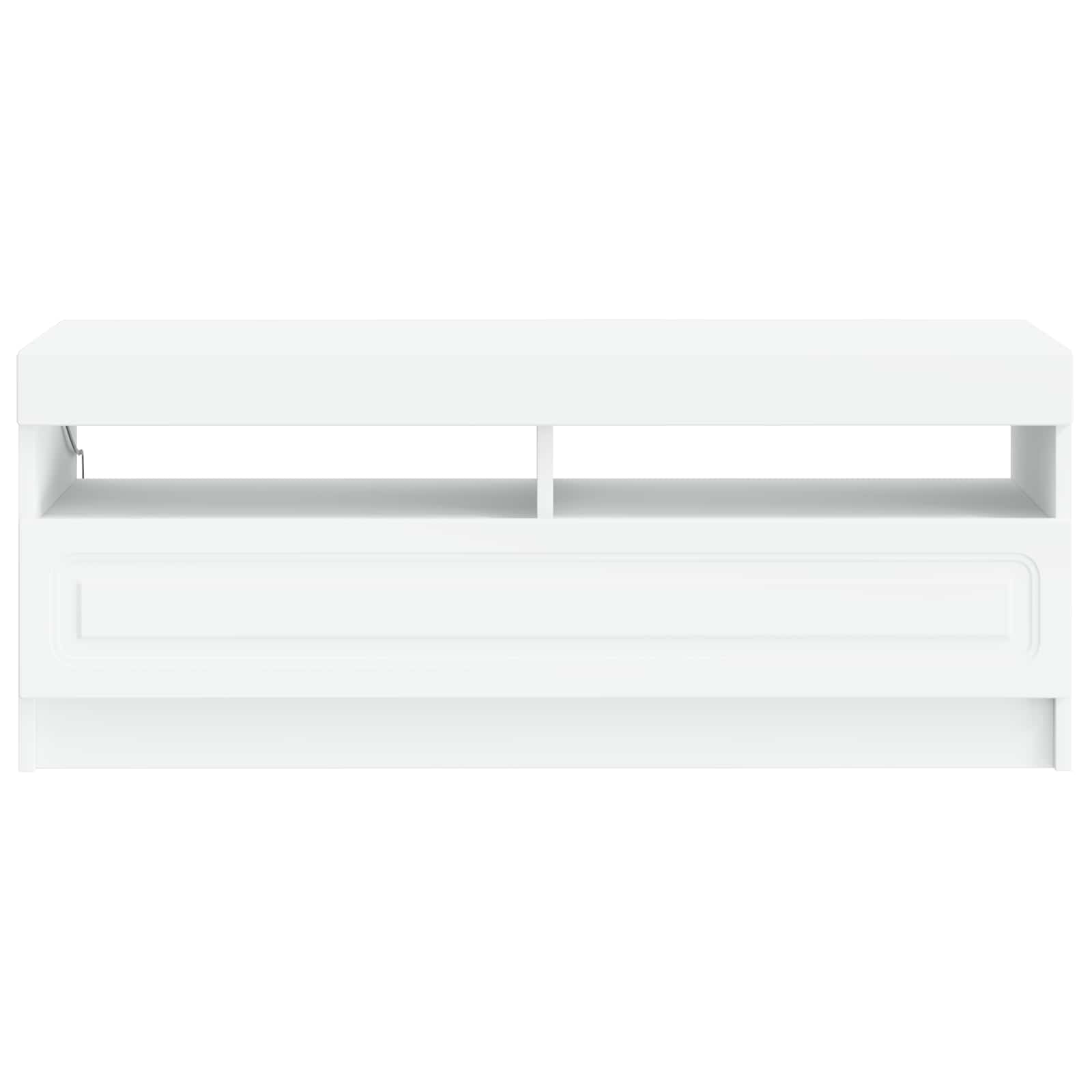 LED-TV-Schrank Weiß Holzwerkstoff