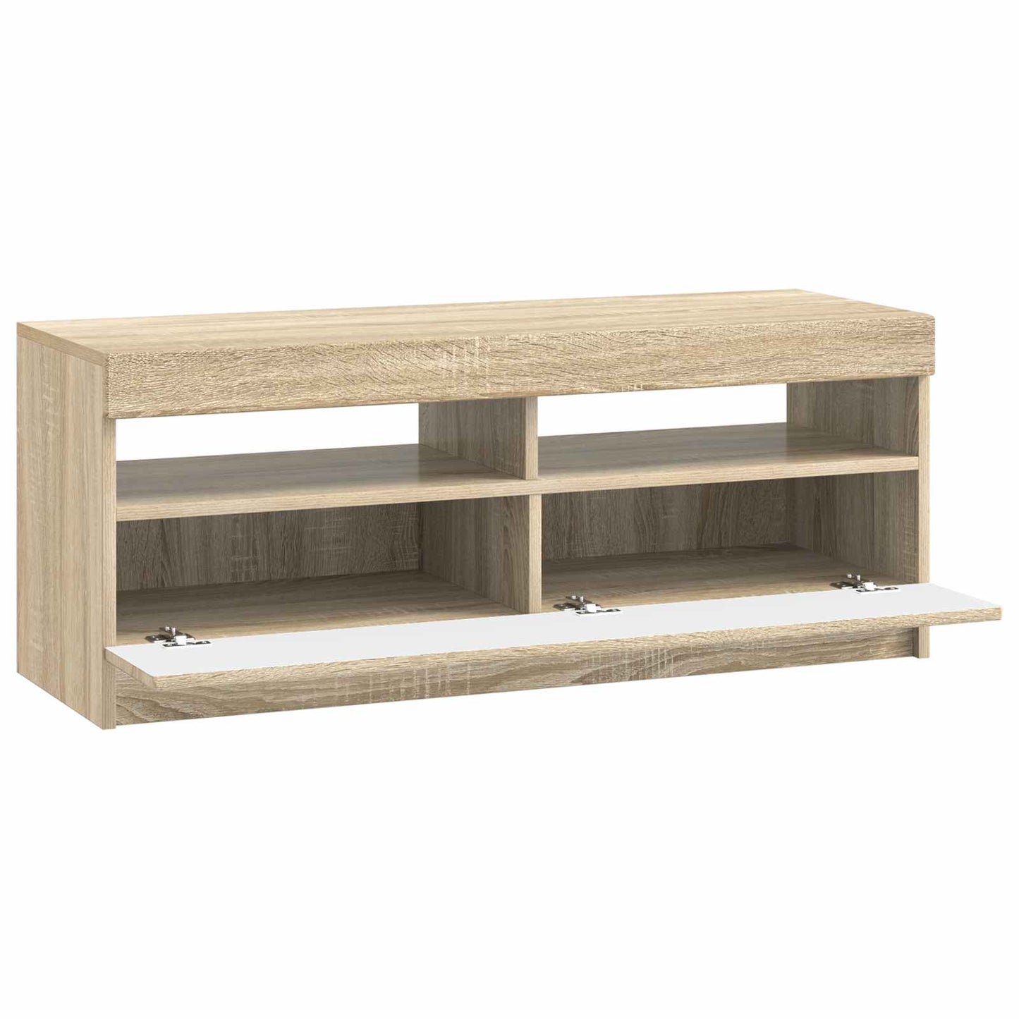 LED-TV-Schrank Sonoma-Eiche Holzwerkstoff