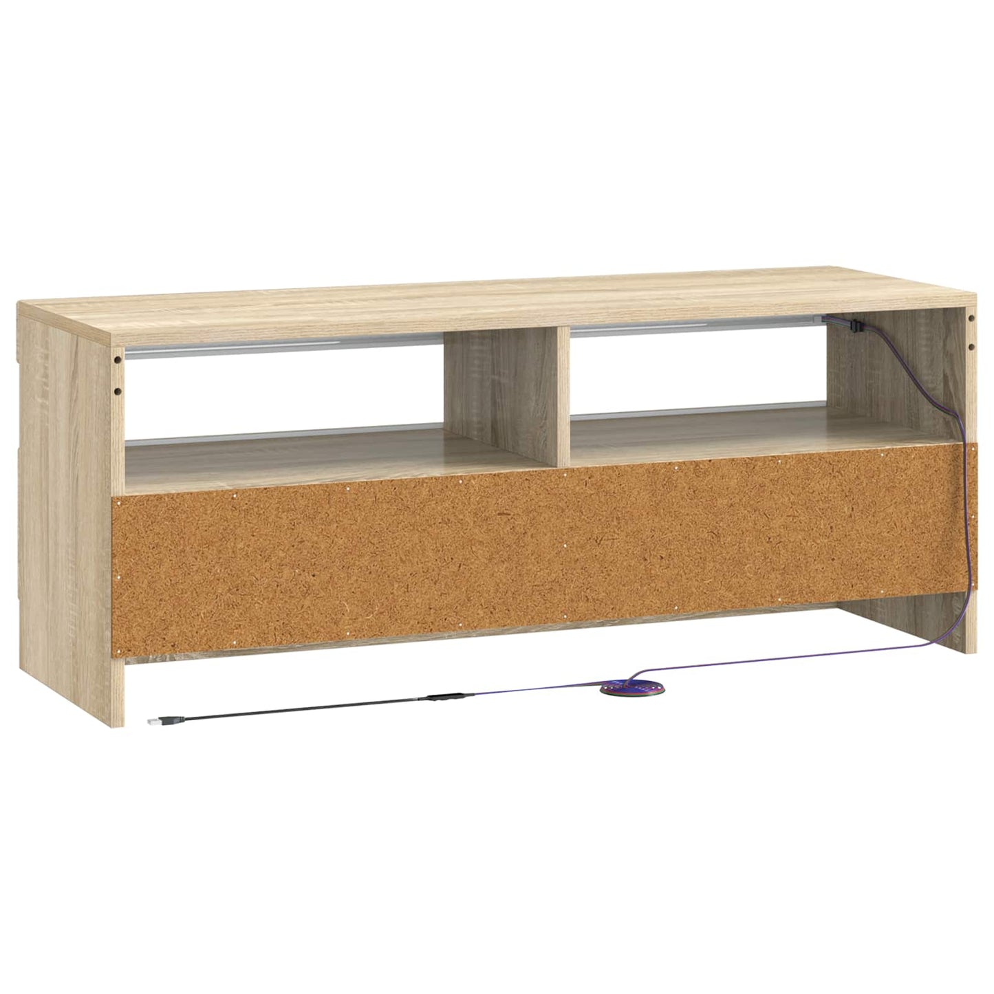 LED-TV-Schrank Sonoma-Eiche Holzwerkstoff