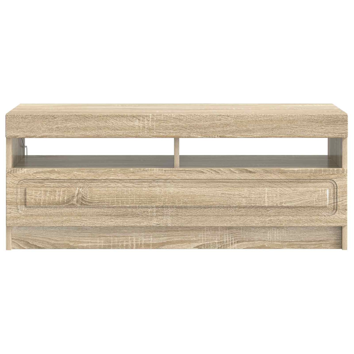 LED-TV-Schrank Sonoma-Eiche Holzwerkstoff
