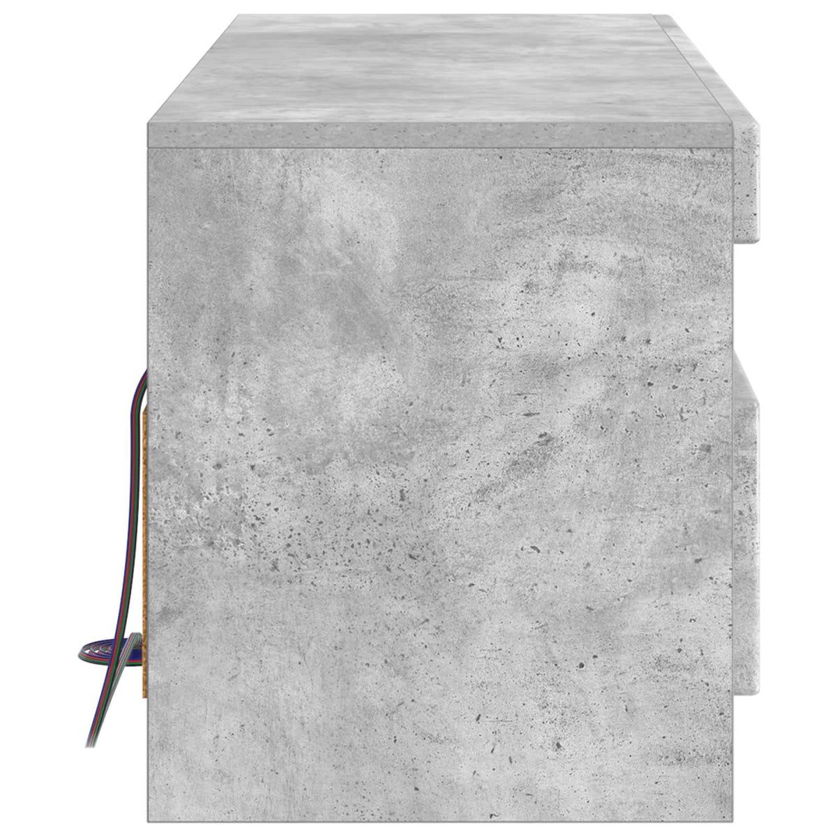 LED-TV-Schrank Betongrau Holzwerkstoff